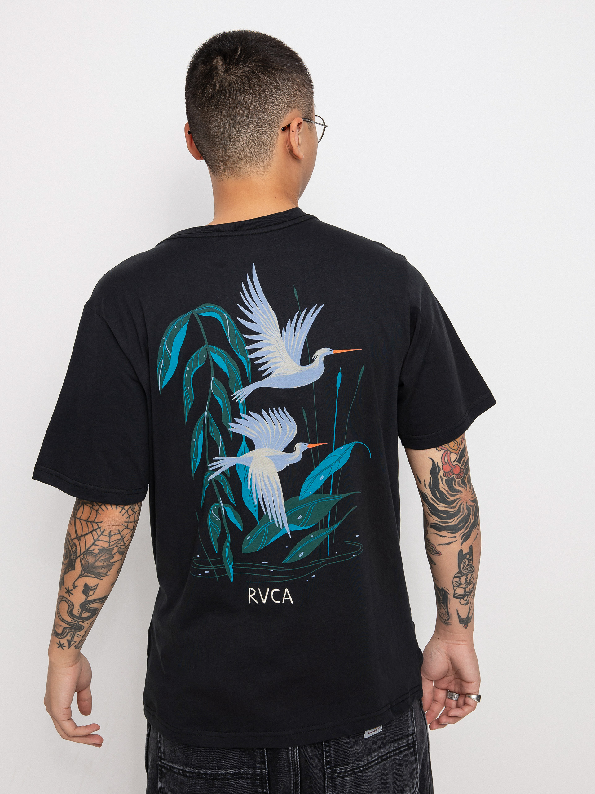 RVCA Storks póló (black)