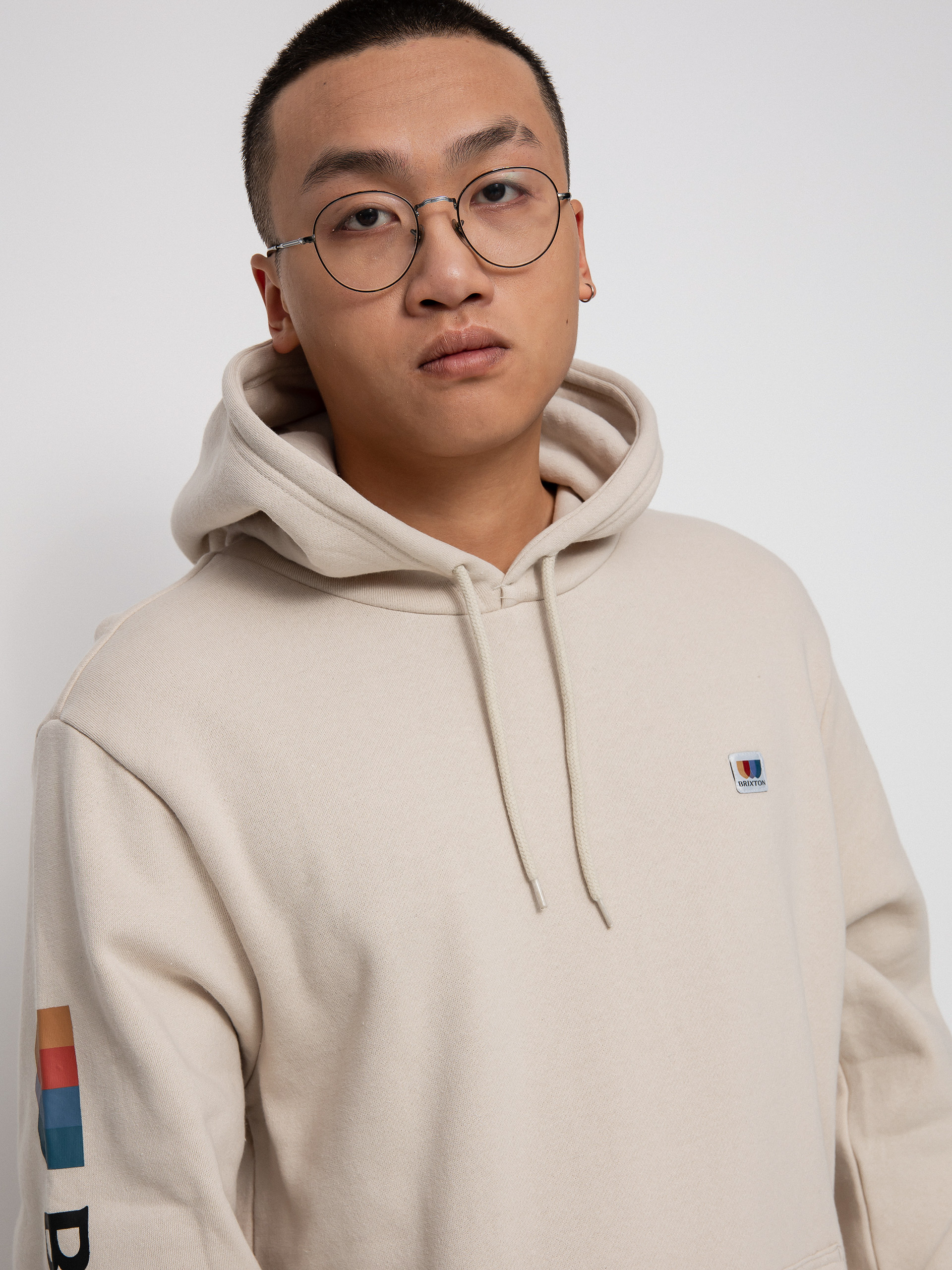 Brixton Alton HD Kapucnis pulóver (beige)
