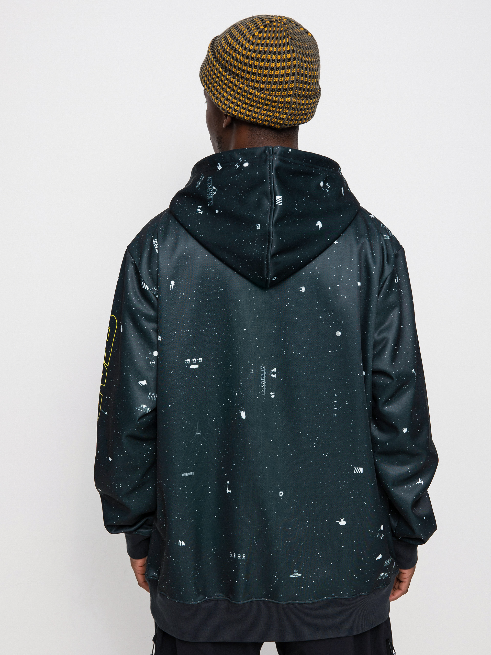 Férfi DC X Star Wars Snowstar Thermo pulóver (black/yellow)