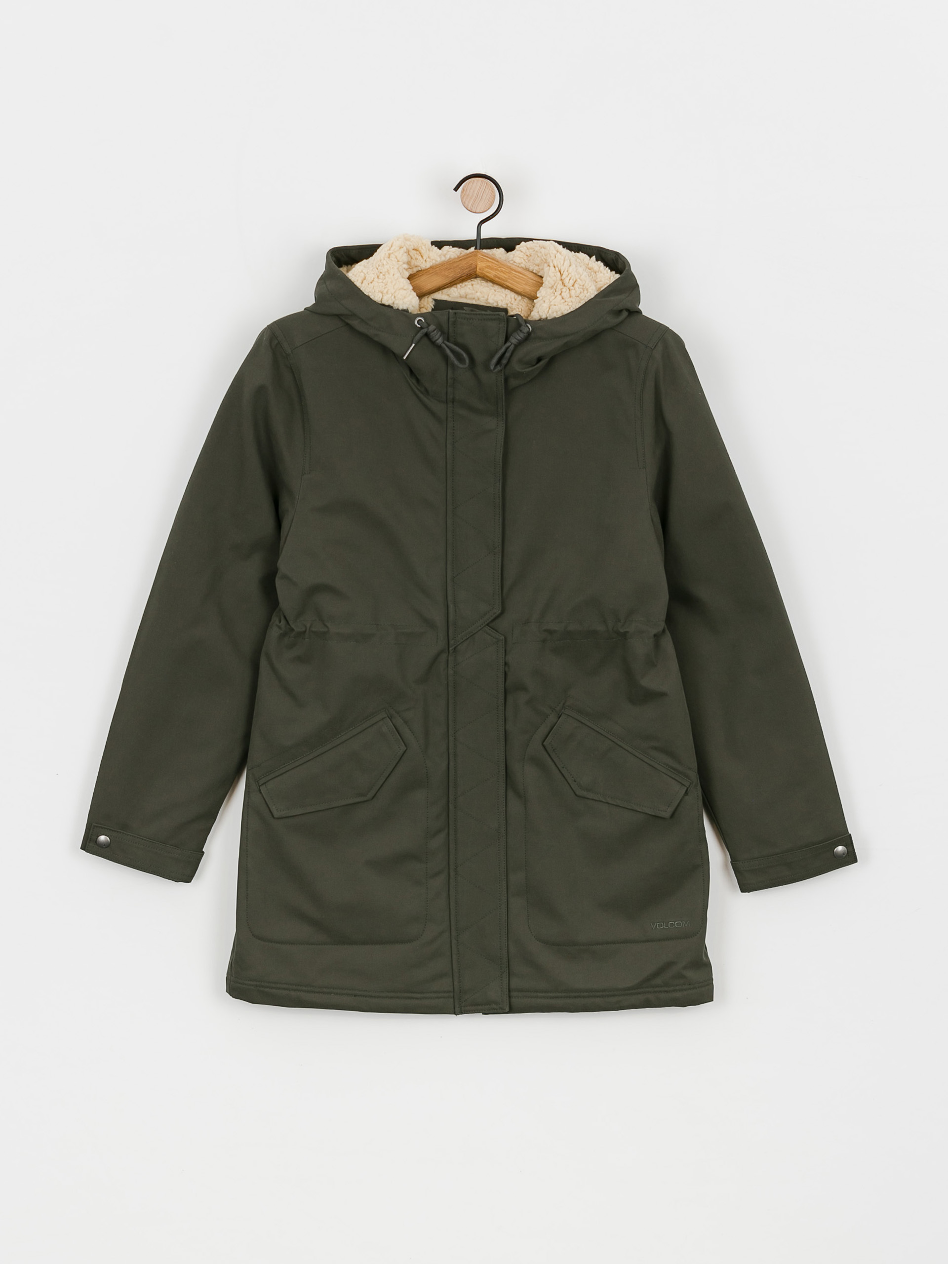 Volcom Less Is More 5K Parka Dzseki Wmn (rinsed black)