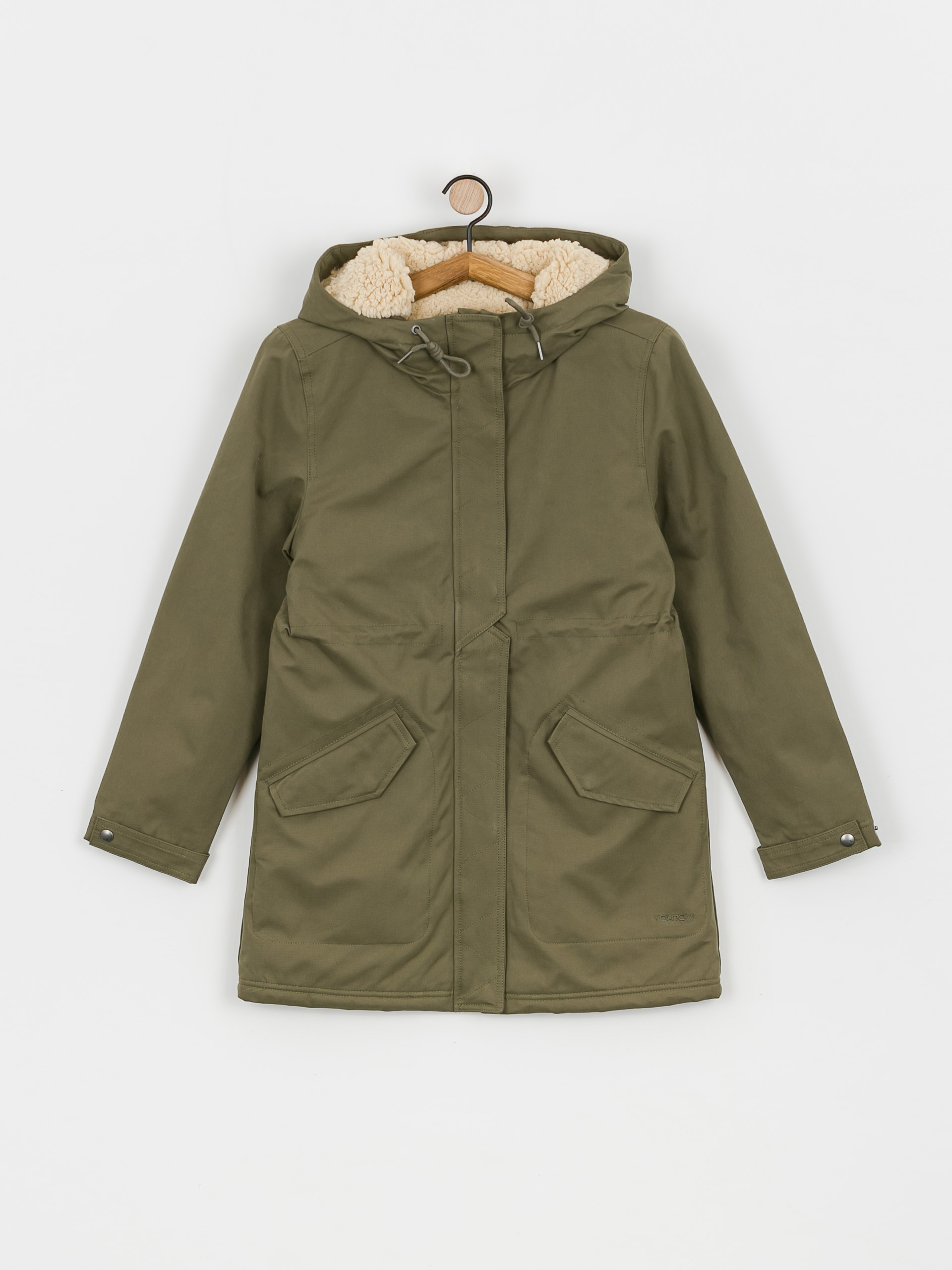 Volcom Less Is More 5K Parka Dzseki Wmn (wintermoss)