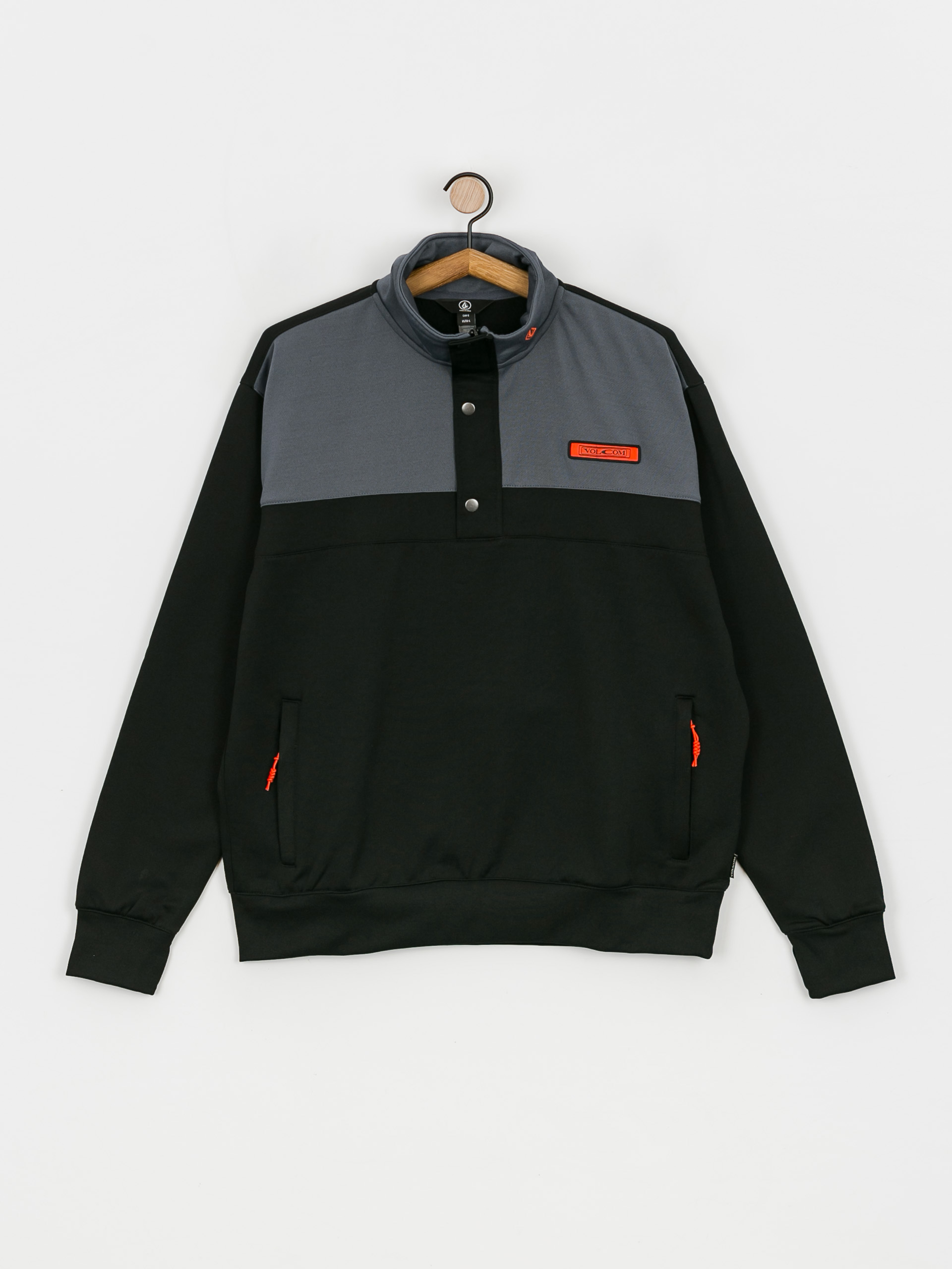 Férfi Volcom She Crew Thermo pulóver (black)