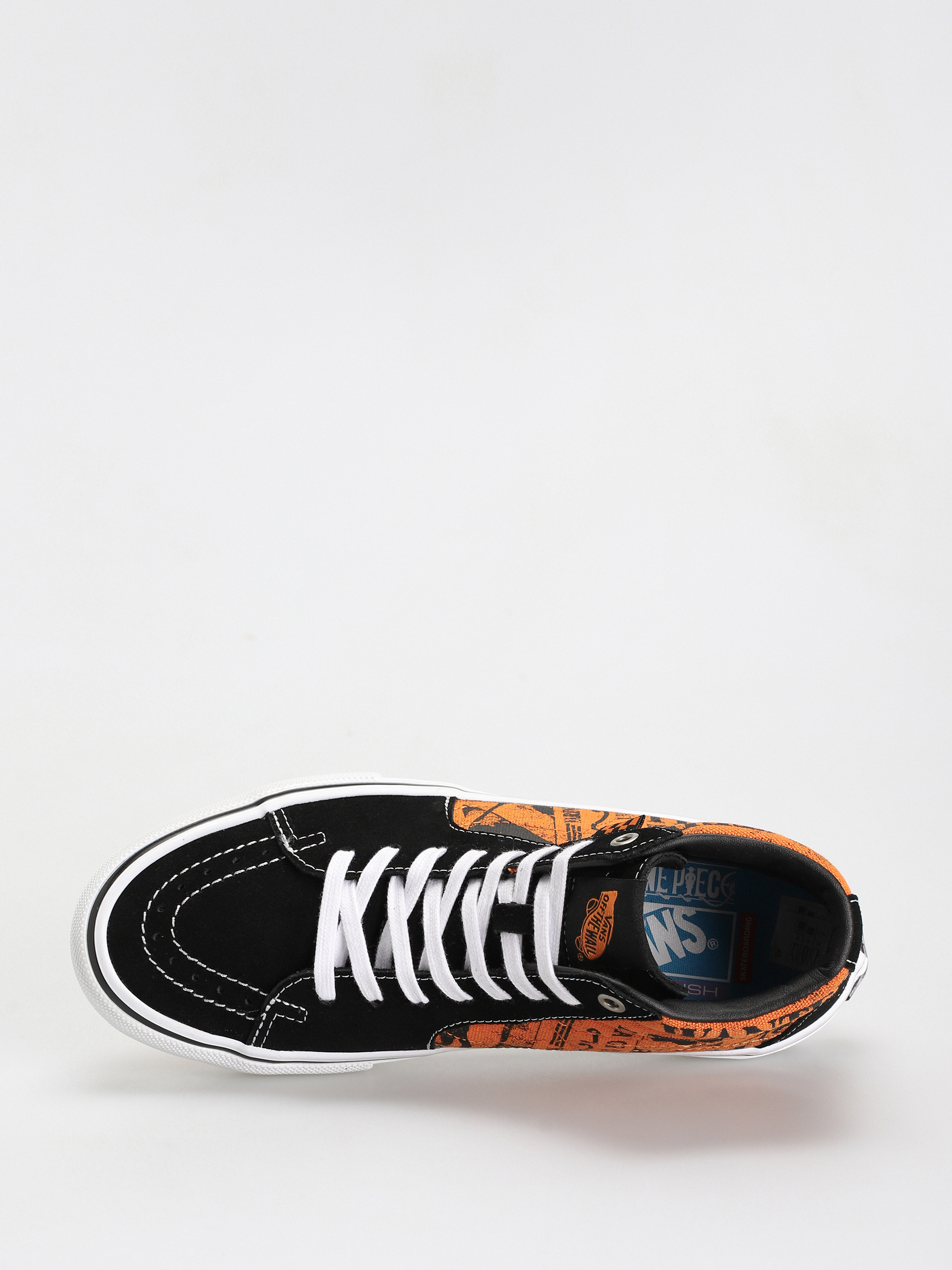 Vans X One Piece Skate Sk8 Hi Cipők (wanted nami orange)