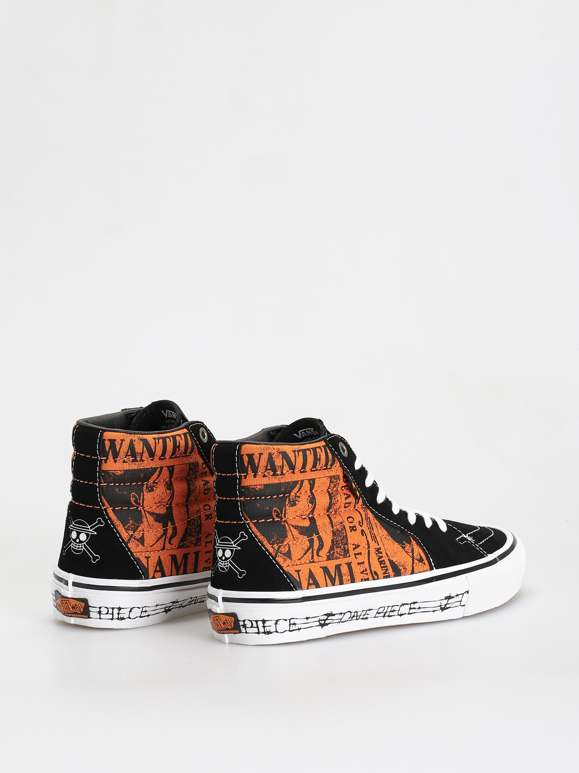 Vans X One Piece Skate Sk8 Hi Cipők (wanted nami orange)