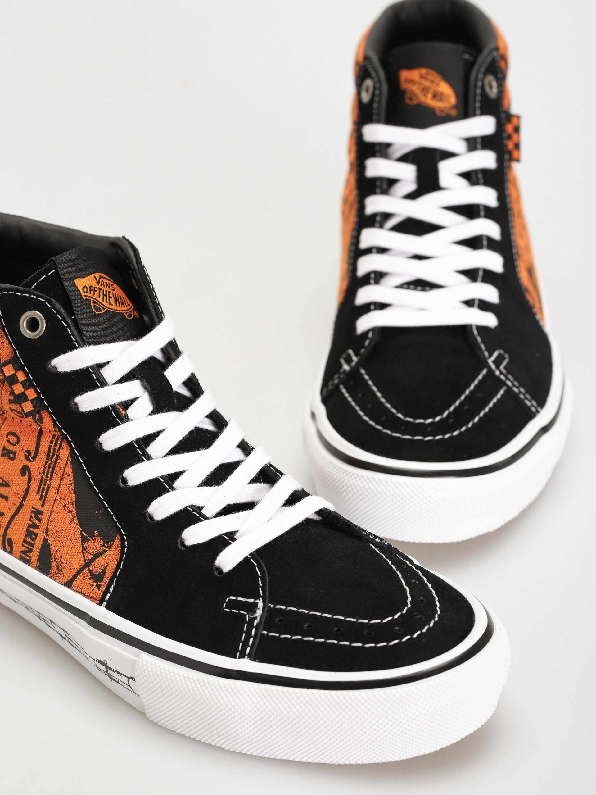 Vans X One Piece Skate Sk8 Hi Cipők (wanted nami orange)
