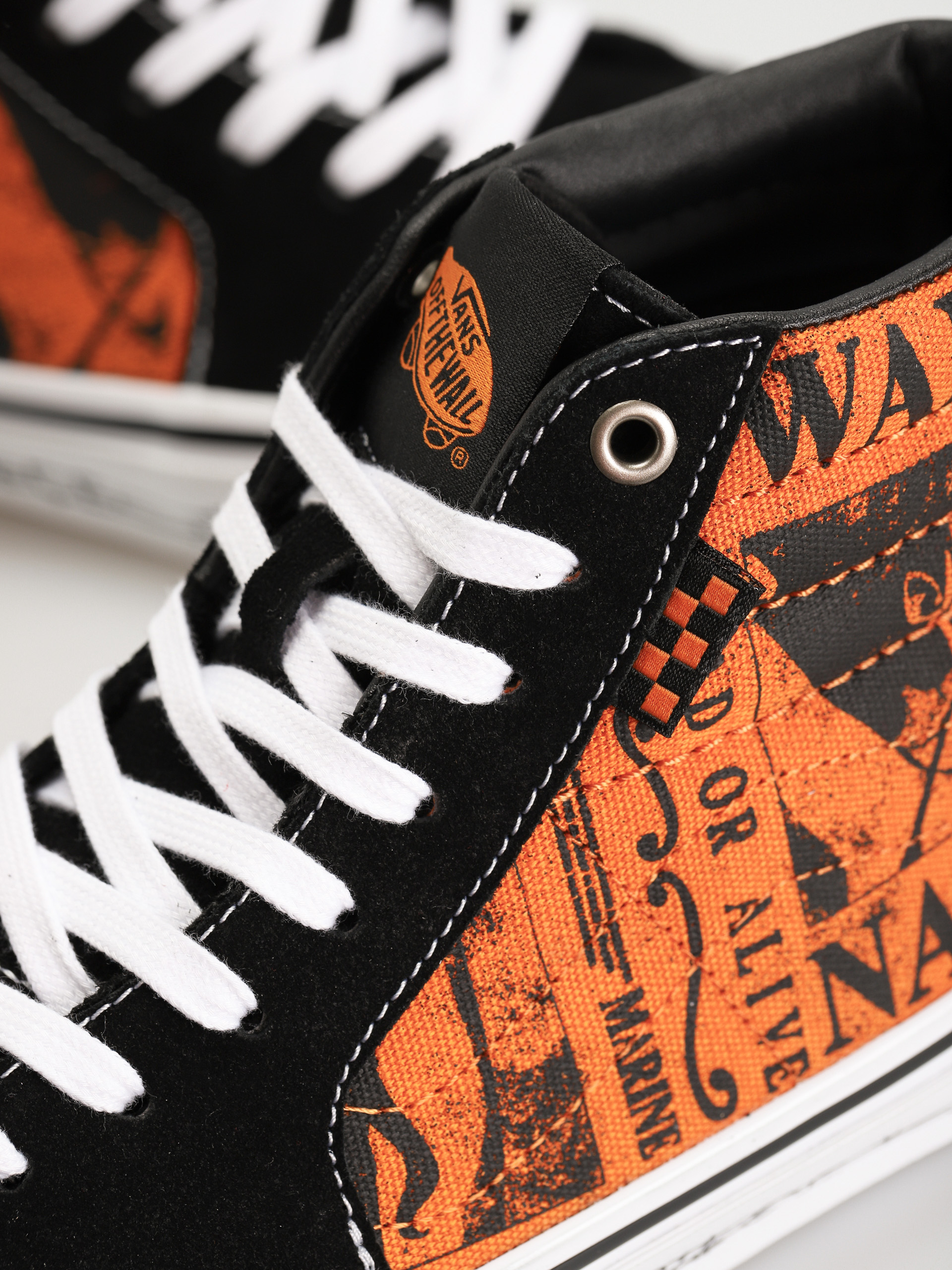 Vans X One Piece Skate Sk8 Hi Cipők (wanted nami orange)
