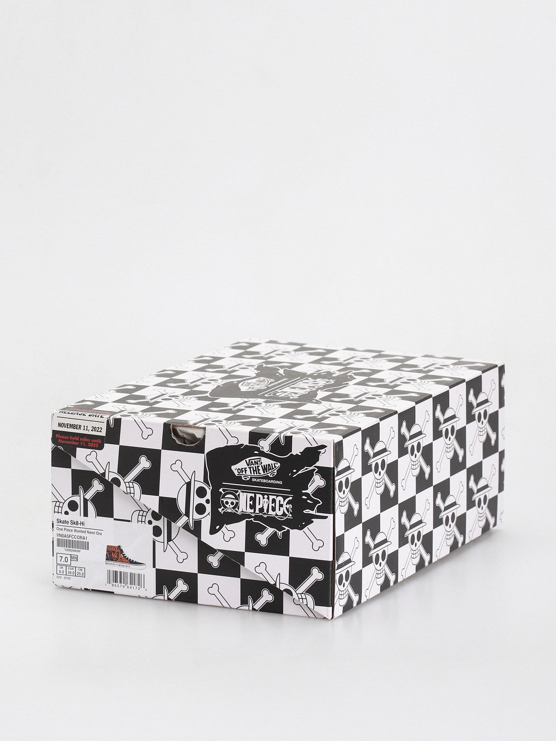 Vans X One Piece Skate Sk8 Hi Cipők (wanted nami orange)