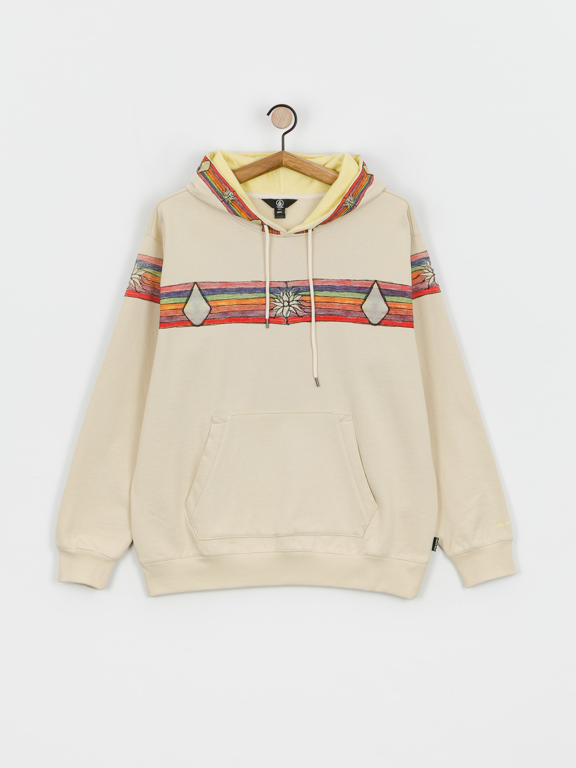 Volcom D.I. HD Kapucnis pulóver (off white)