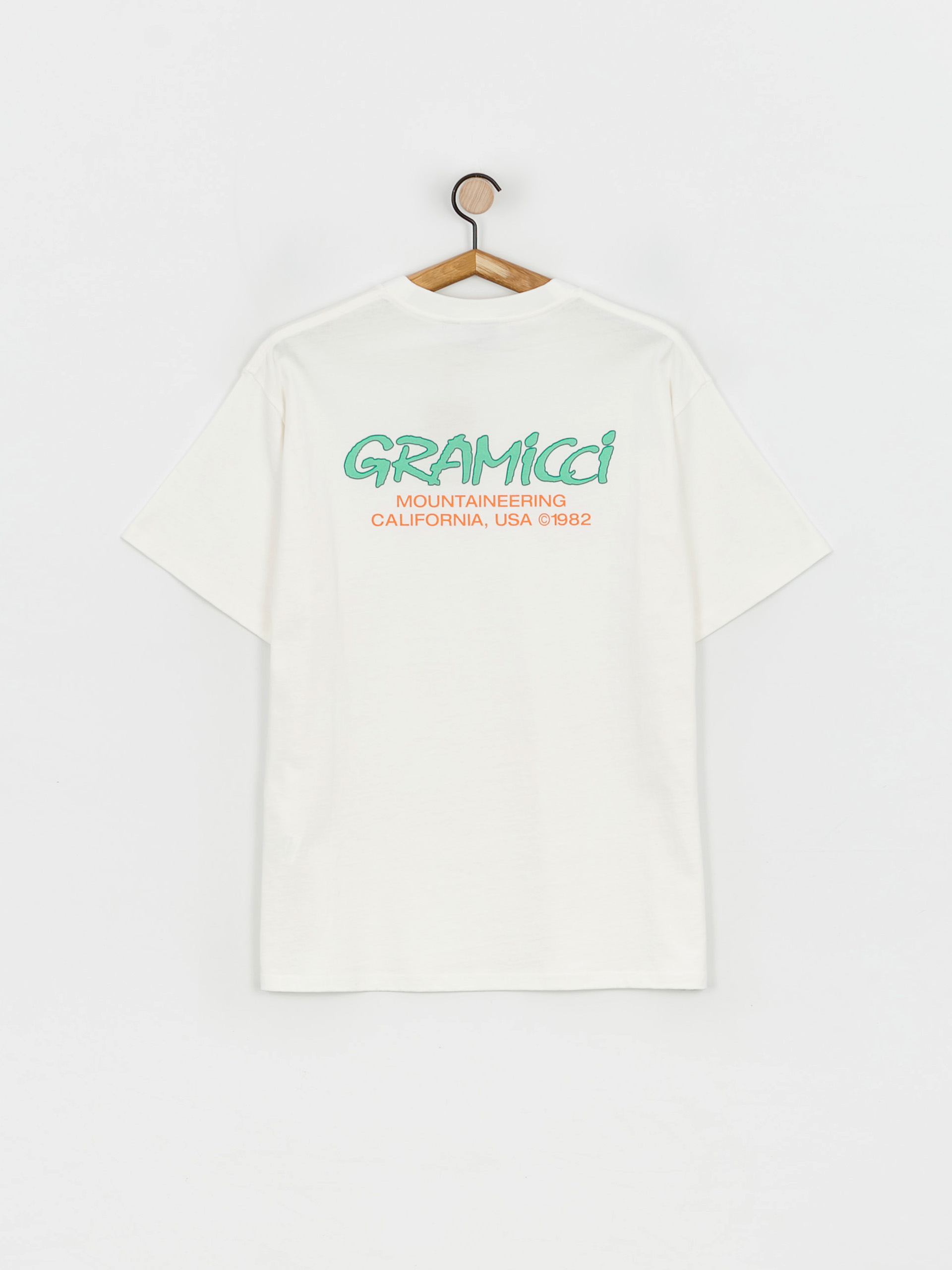 Gramicci Mountaineering póló (white/green)