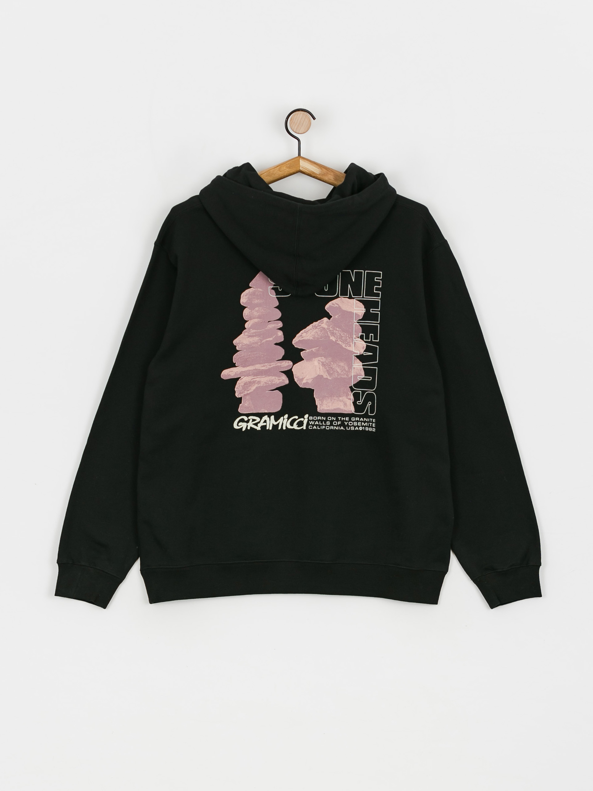 Gramicci Stoneheads HD Kapucnis pulóver (black)