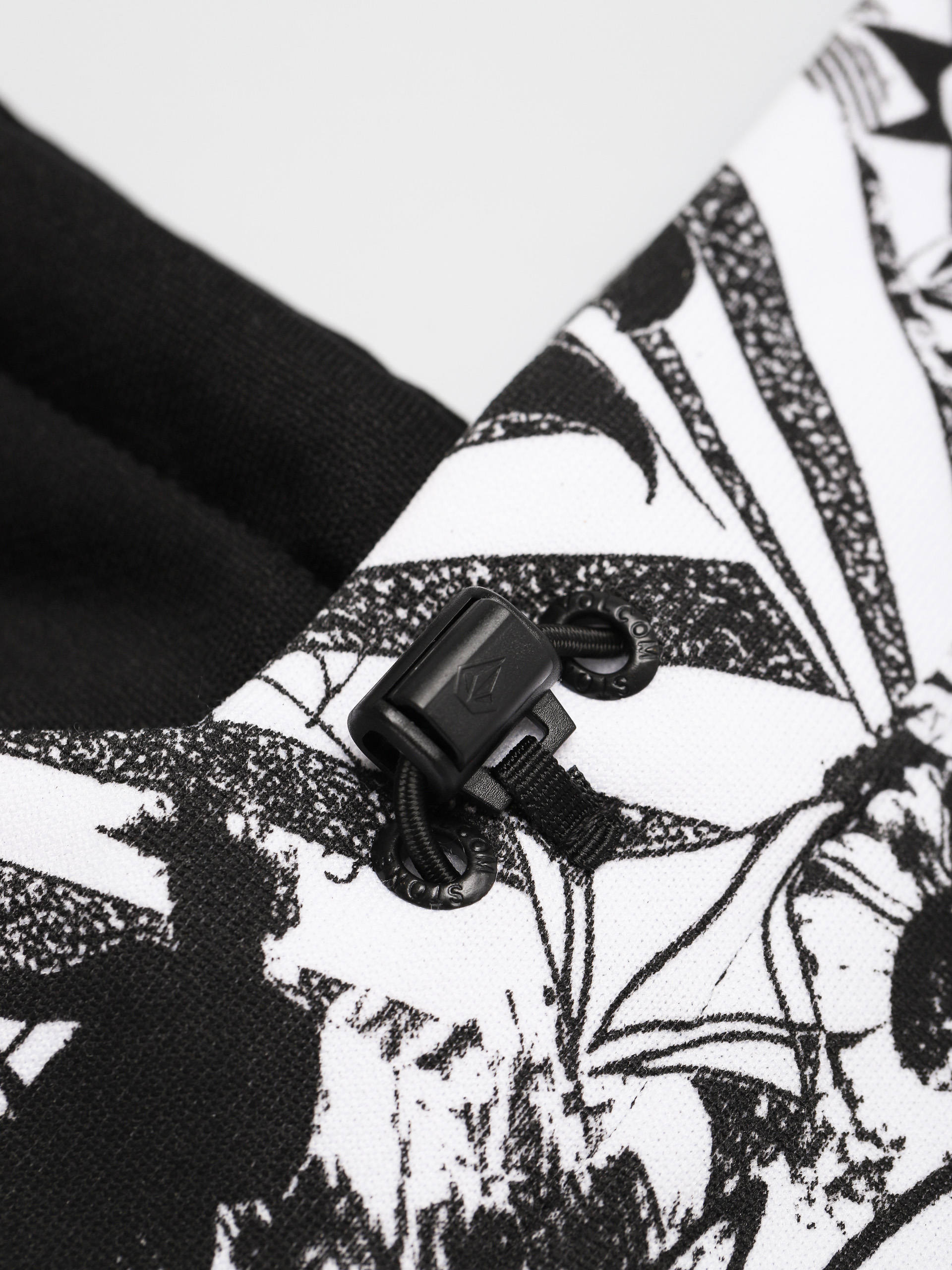 Volcom Hydro Fleece Hood Thingy Kendő (black white)