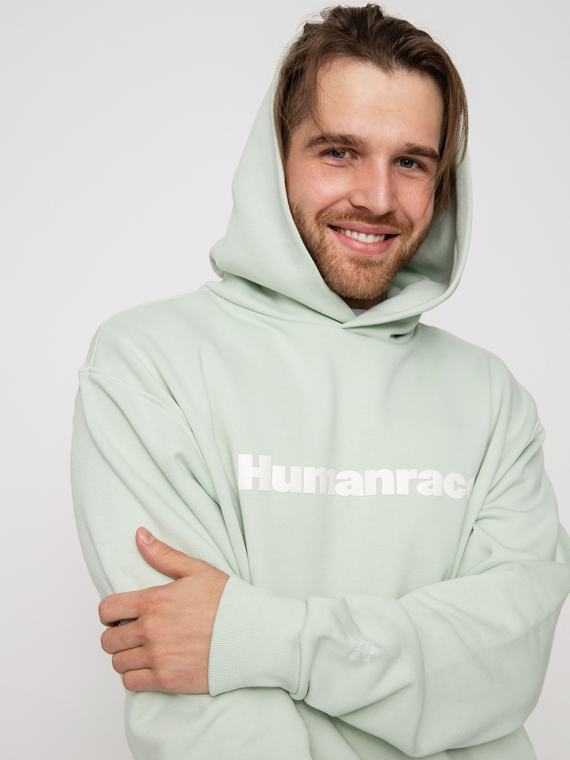 adidas Originals Pharrell Williams Basics HD Kapucnis pulóver (lingrn)