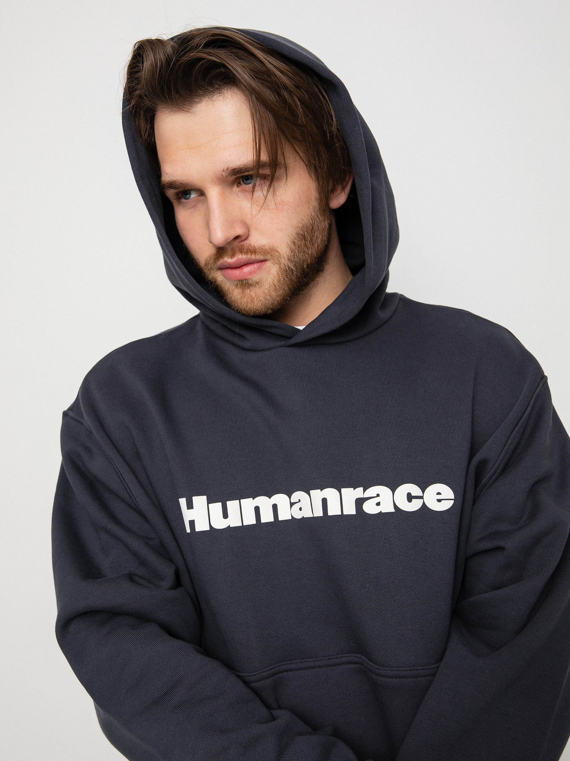 adidas Originals Pharrell Williams Basics HD Kapucnis pulóver (ntgrey)