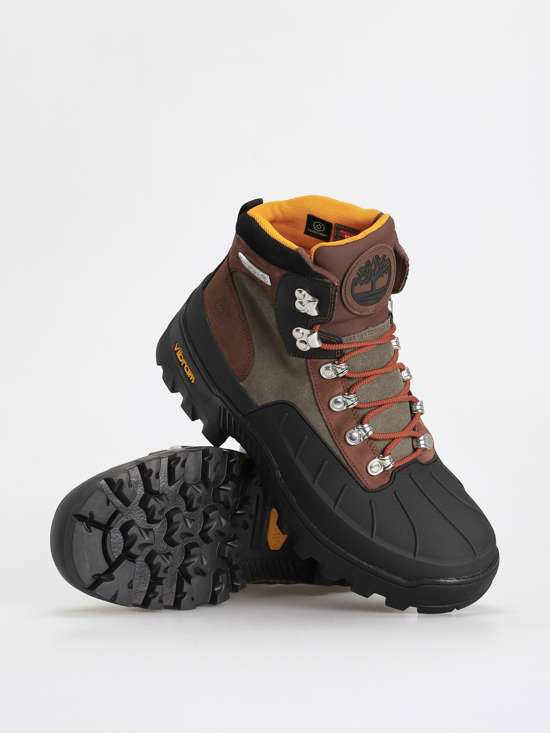 Timberland Vibram Euro Hiker Wp Cipők (dark brown nubuck)