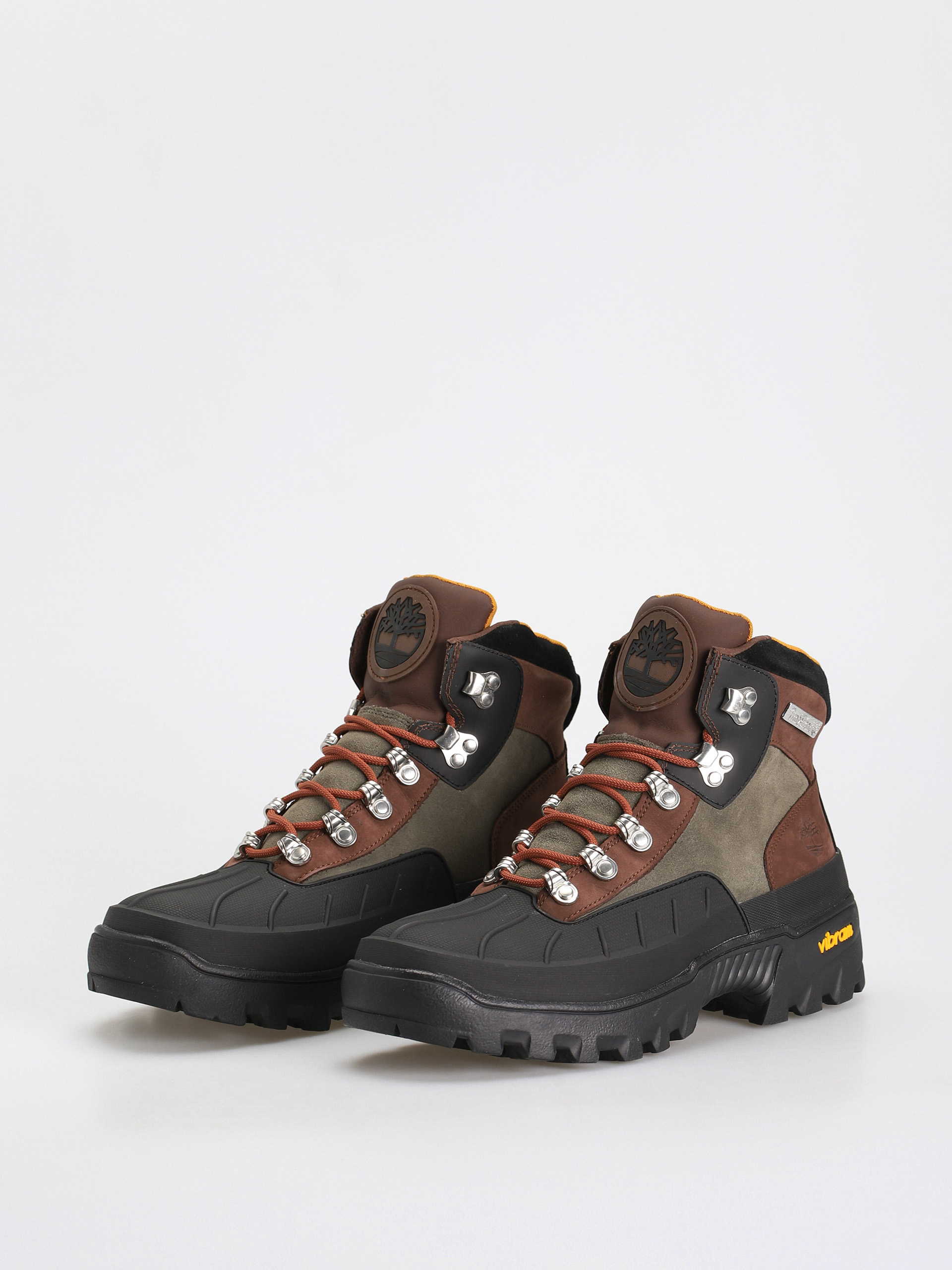 Timberland Vibram Euro Hiker Wp Cipők (dark brown nubuck)