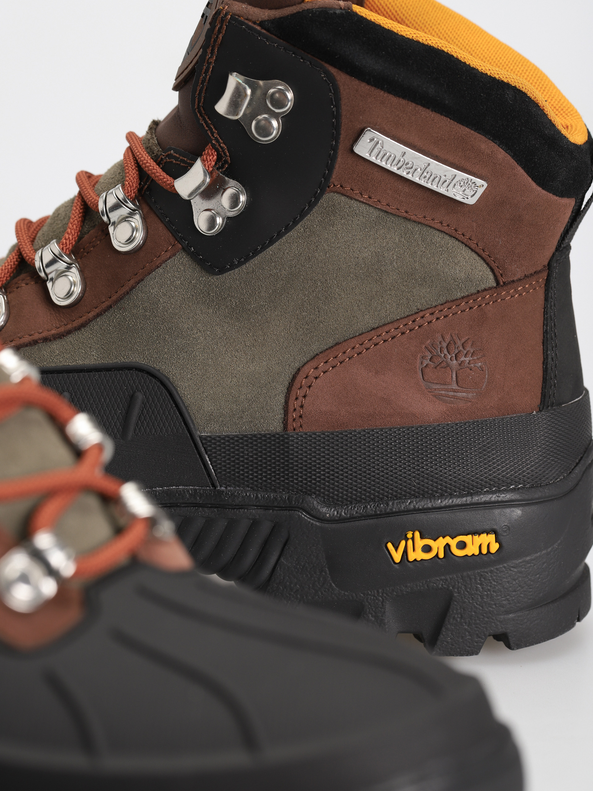 Timberland Vibram Euro Hiker Wp Cipők (dark brown nubuck)