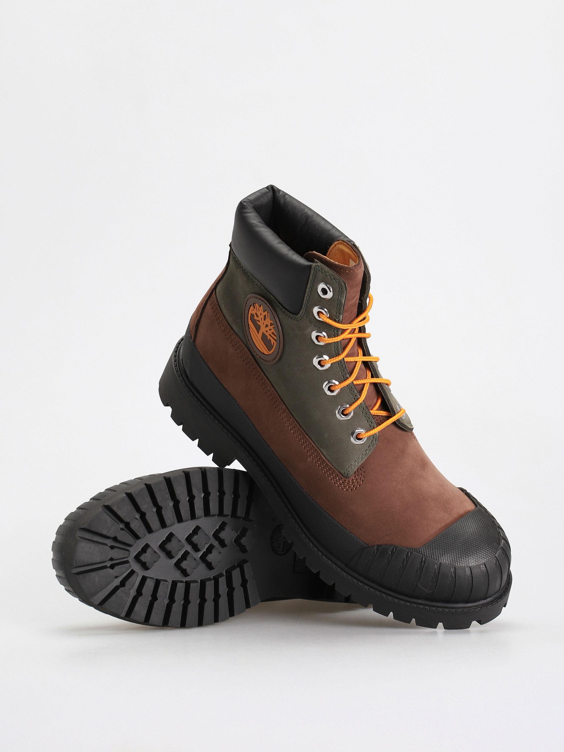 Timberland 6 Premium Rubber Toe Wp Cipők (medium brown nubuck)
