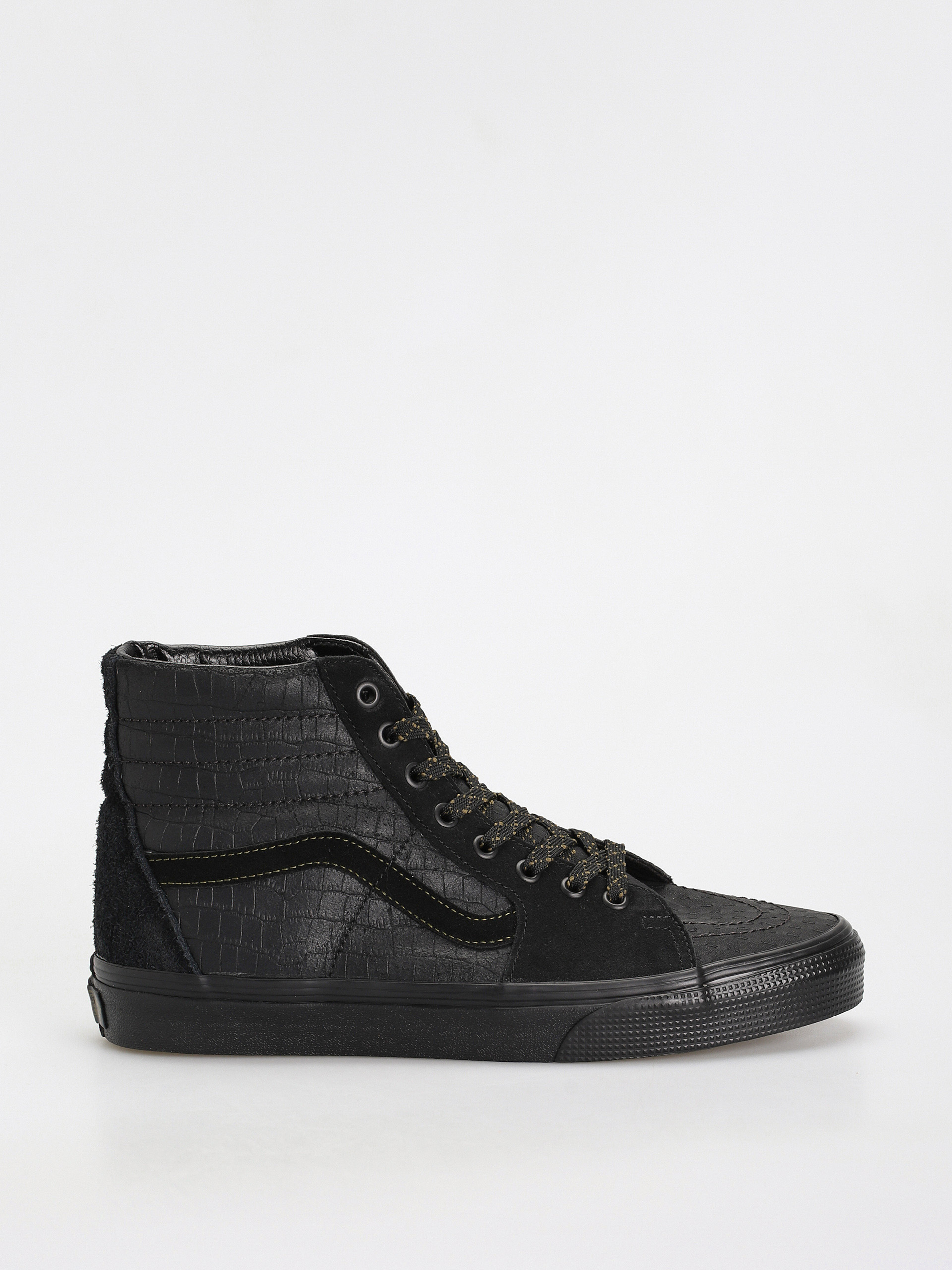 Vans Sk8 Hi Cipők (mono patchwork blackout)