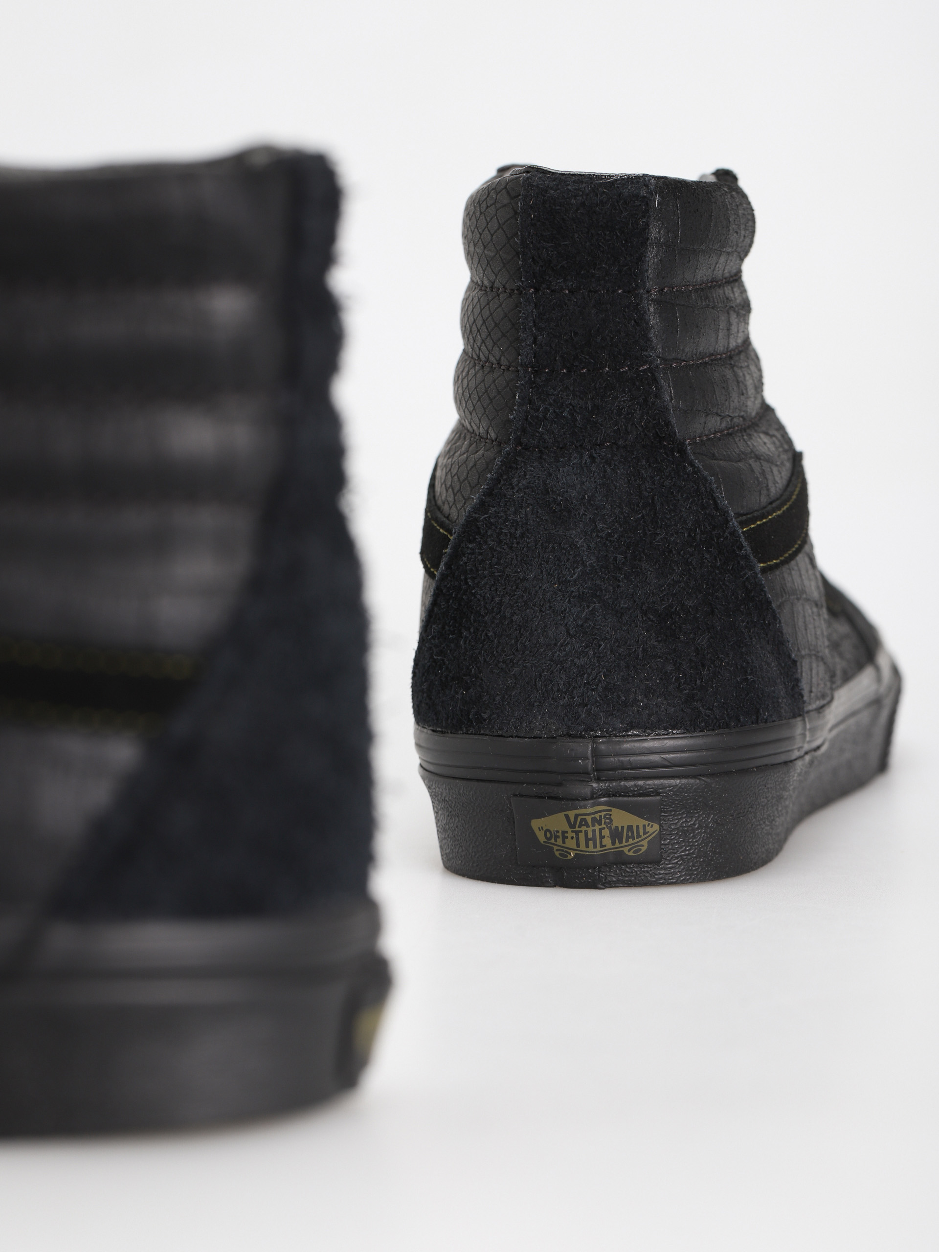 Vans Sk8 Hi Cipők (mono patchwork blackout)