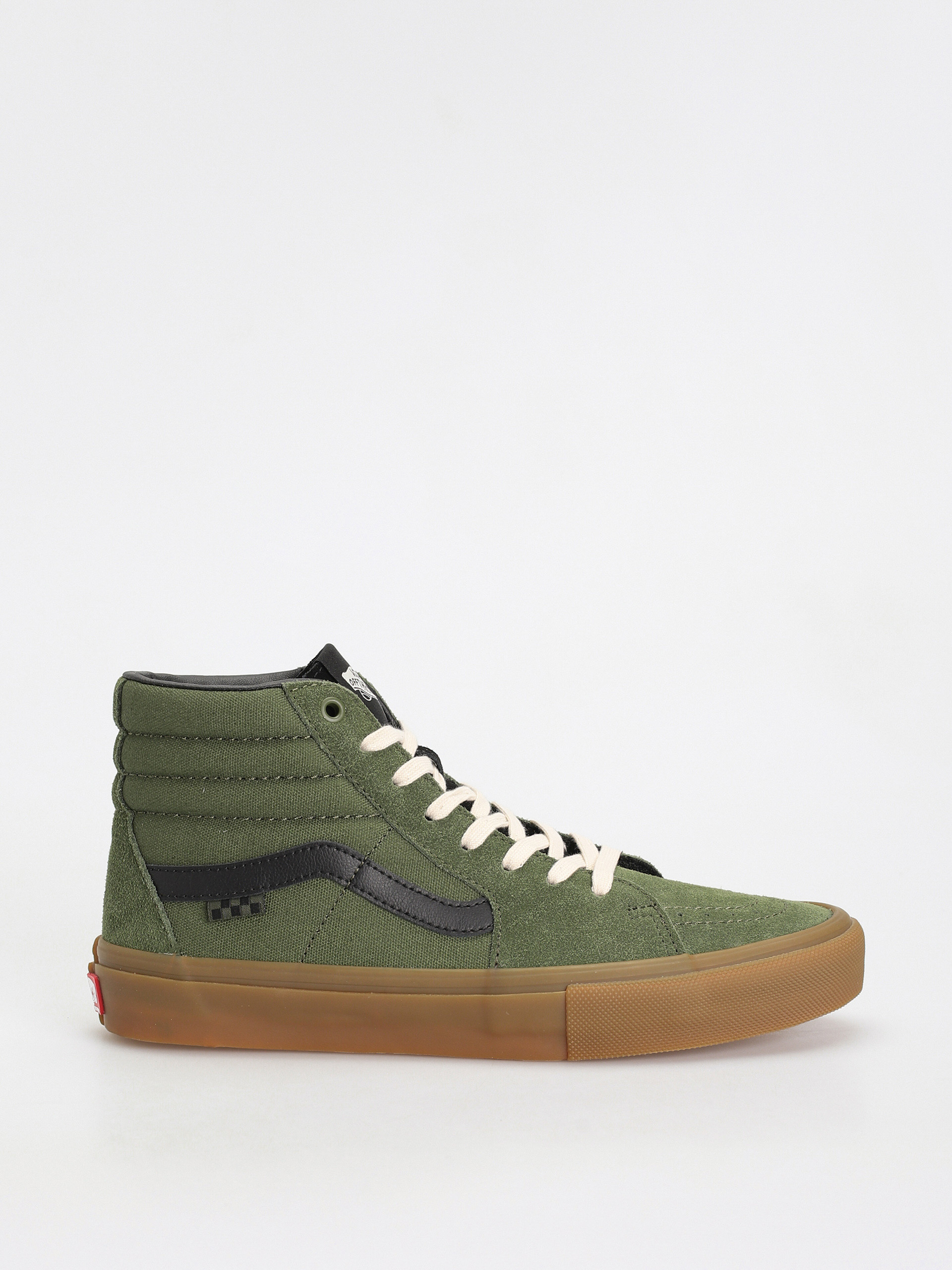 Vans Skate Sk8 Hi Cipők (green/gum)