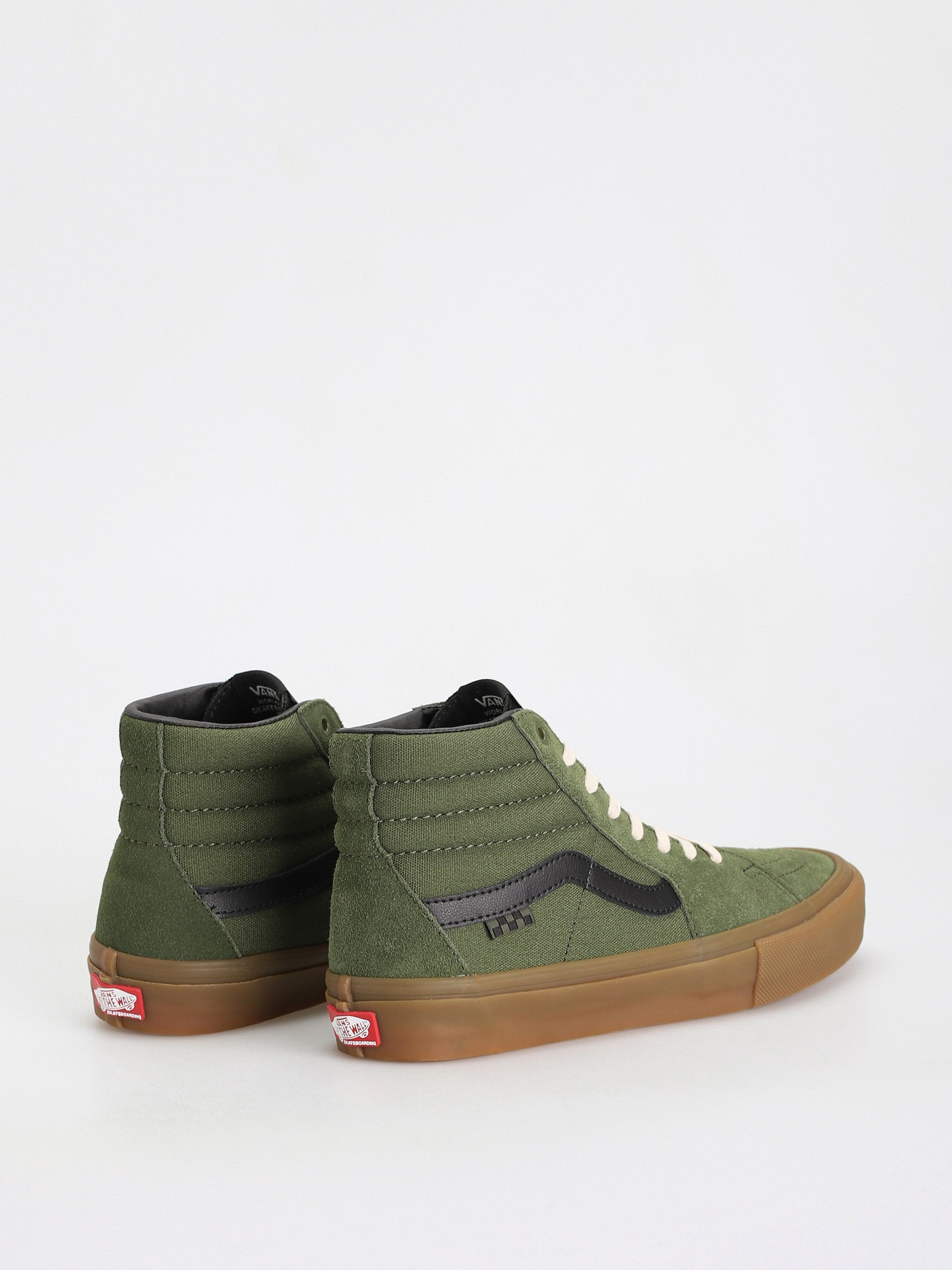 Vans Skate Sk8 Hi Cipők (green/gum)