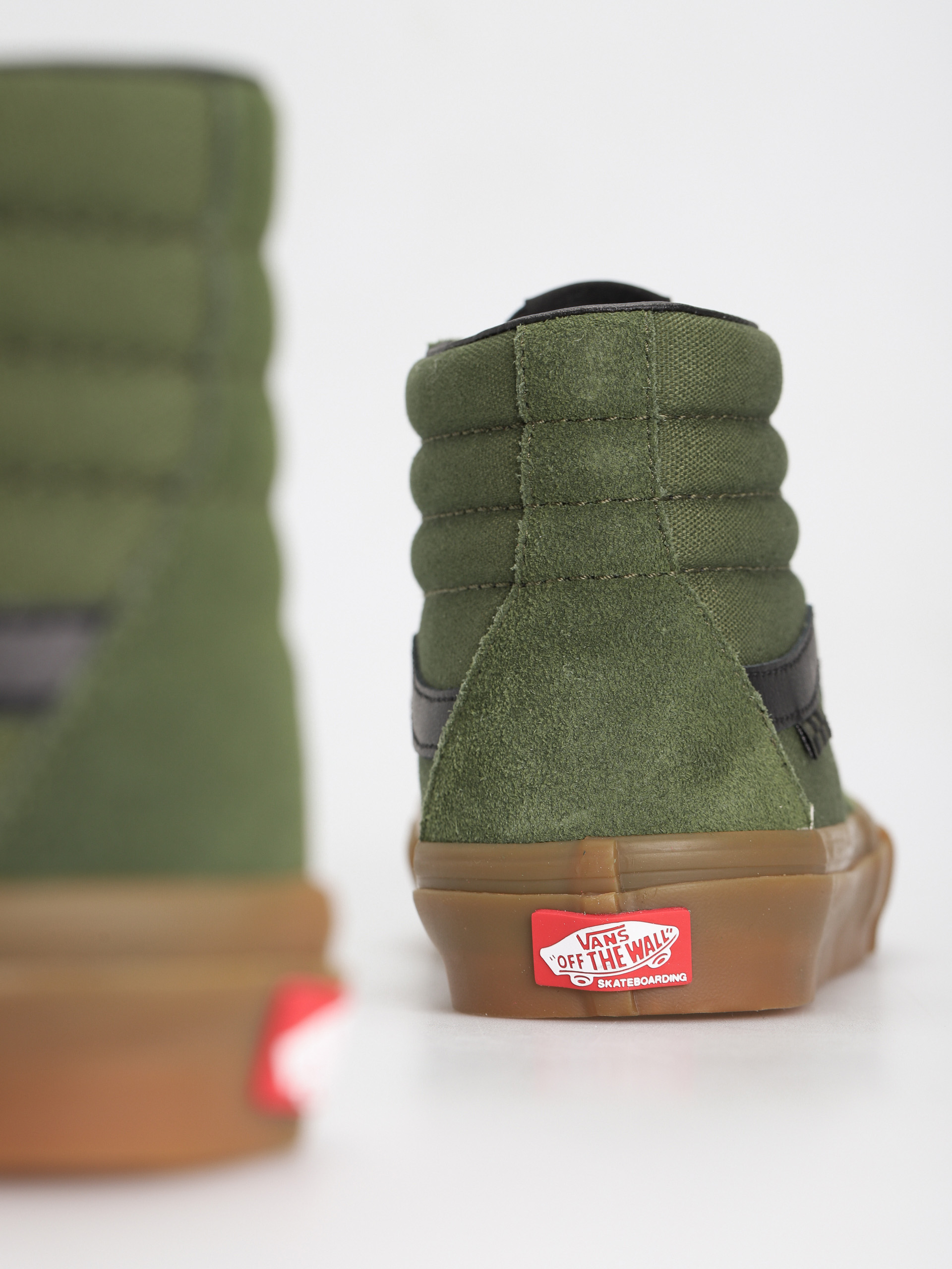 Vans Skate Sk8 Hi Cipők (green/gum)