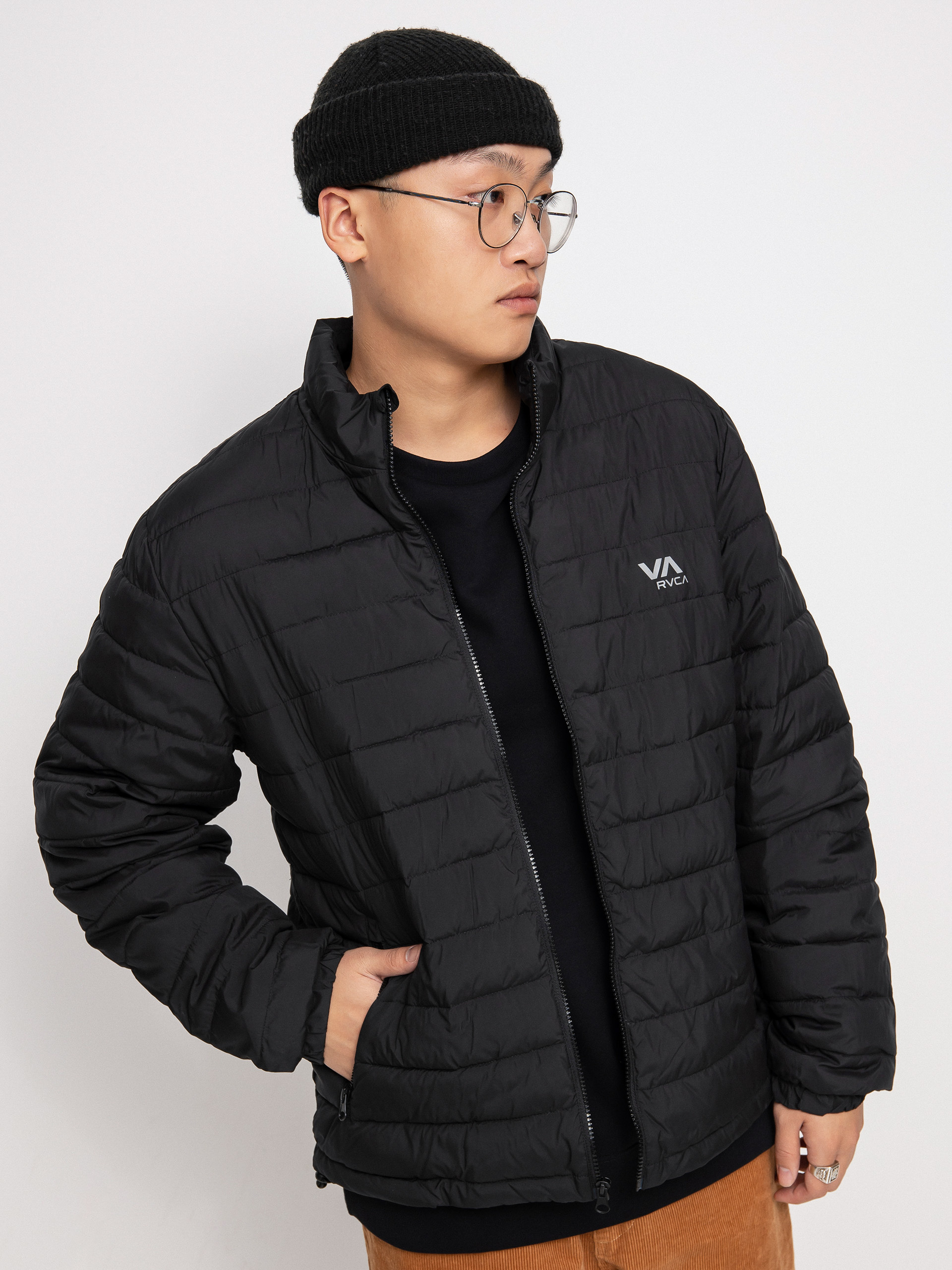 RVCA Packable Puffa Dzseki (black 2)