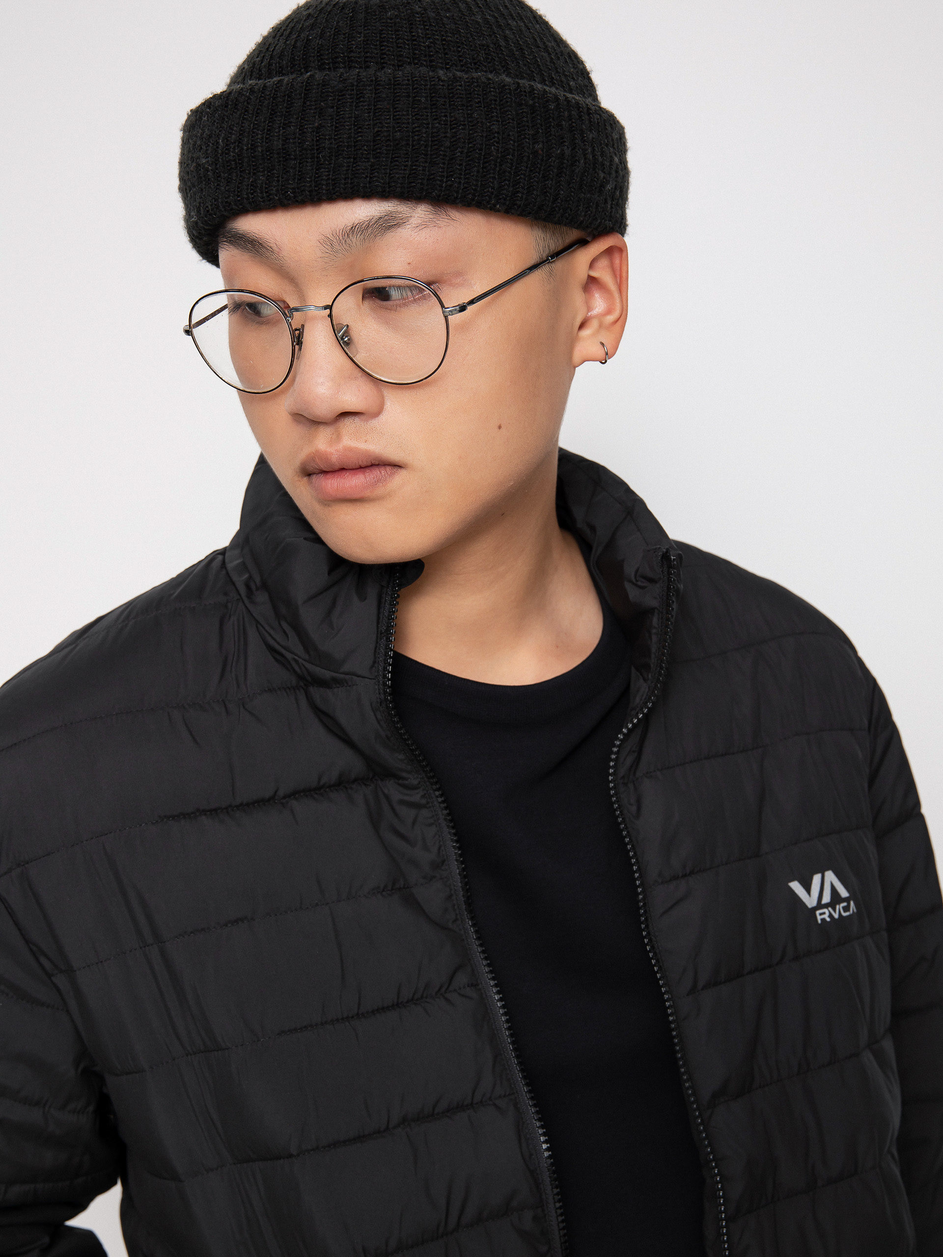 RVCA Packable Puffa Dzseki (black 2)