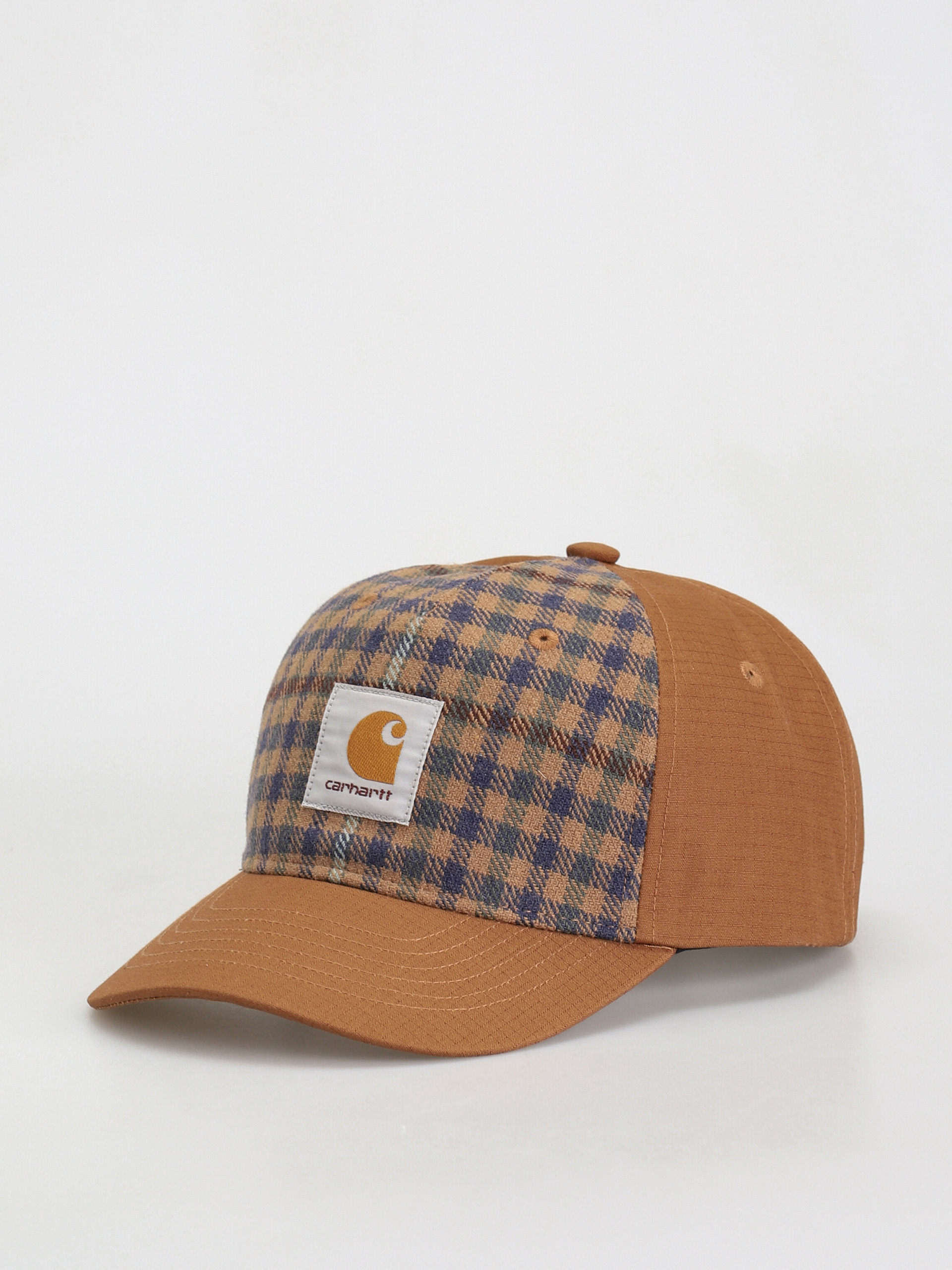 Carhartt WIP Highbury Baseball sapka (hamilton brown/asher check/jasper)