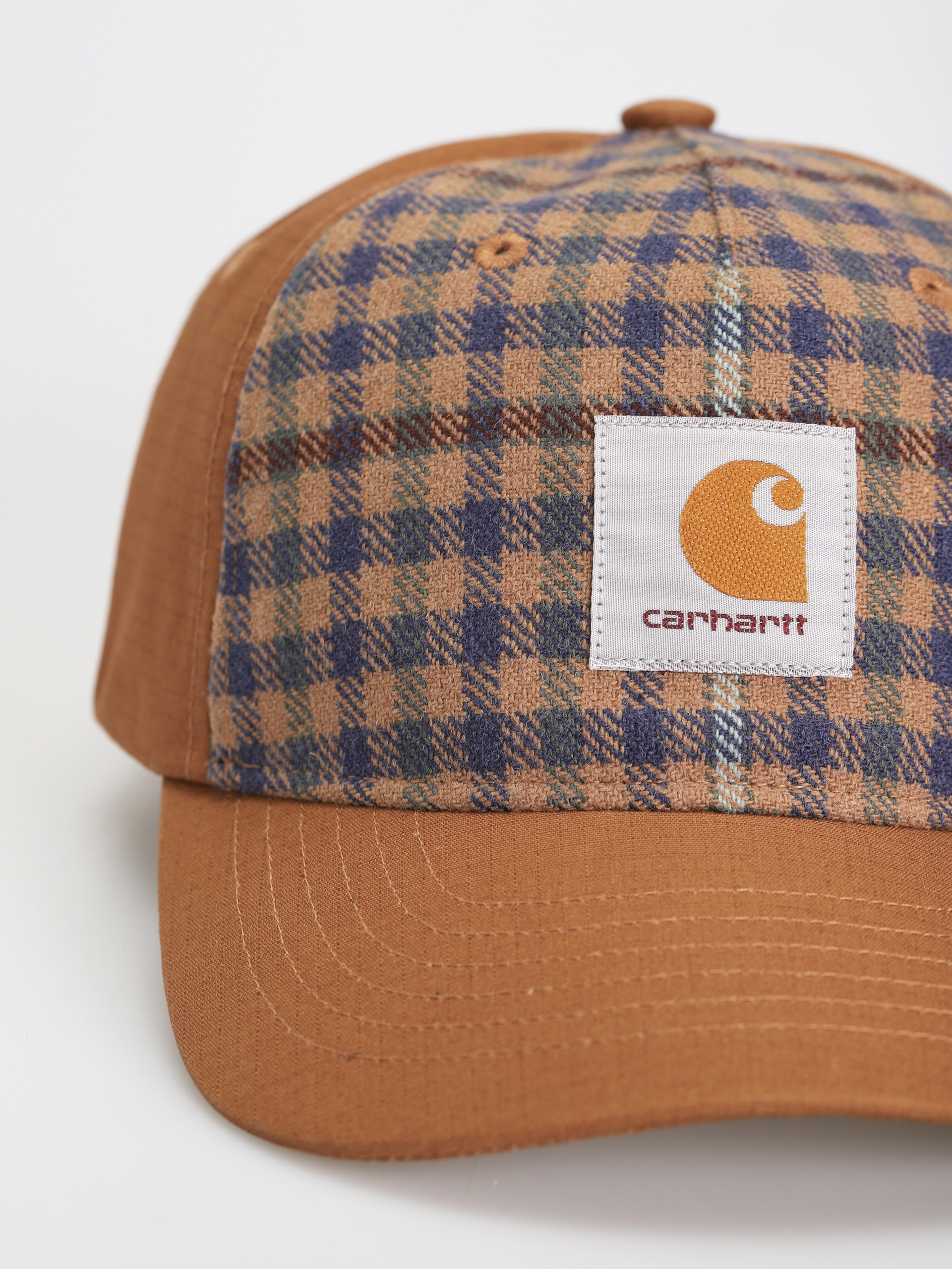 Carhartt WIP Highbury Baseball sapka (hamilton brown/asher check/jasper)