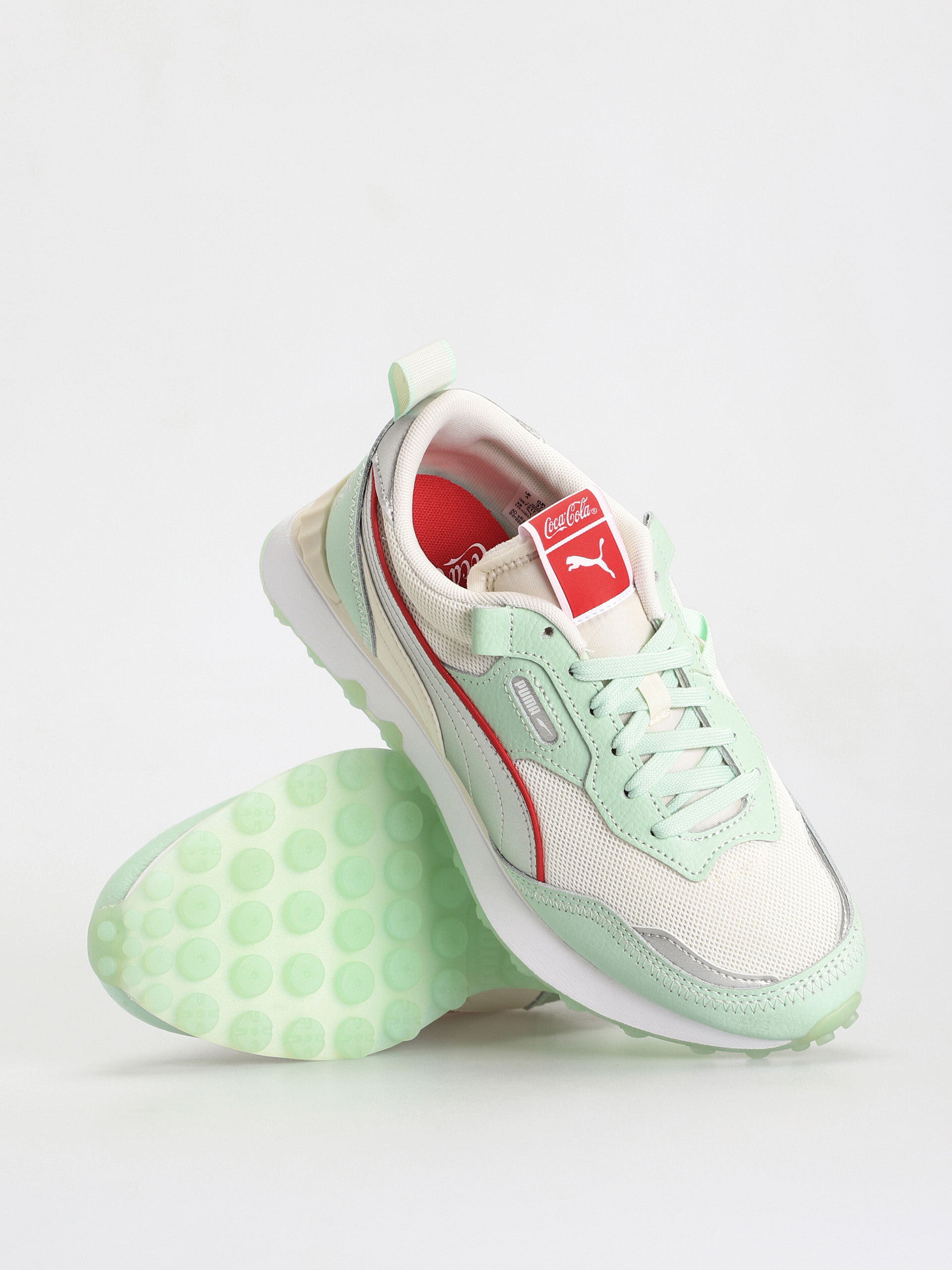 Puma X Coca Cola Rider Fv Le Cipők (gossamer green/puma silver)