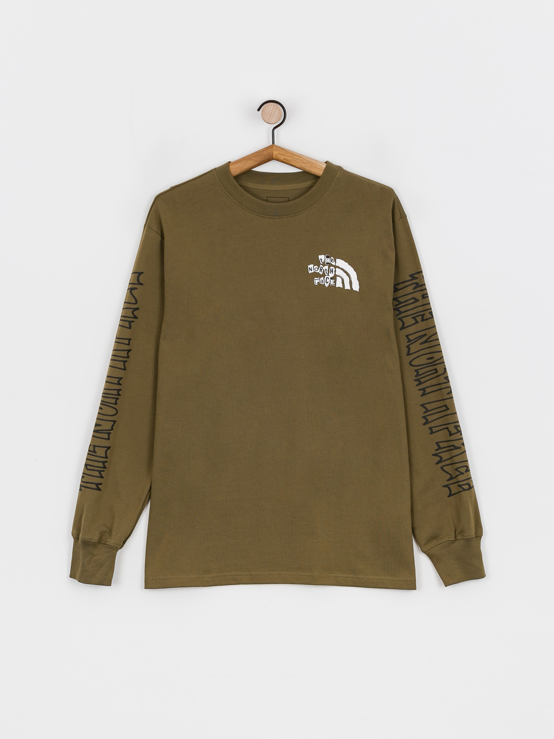 The North Face Printed Heavyweight Hosszú ujjú felső (military olive)