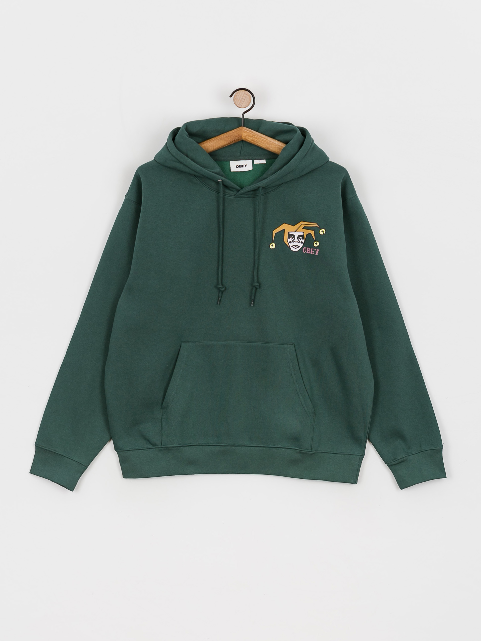 OBEY The Joke Is On You Kapucnis pulóver (dark cedar)