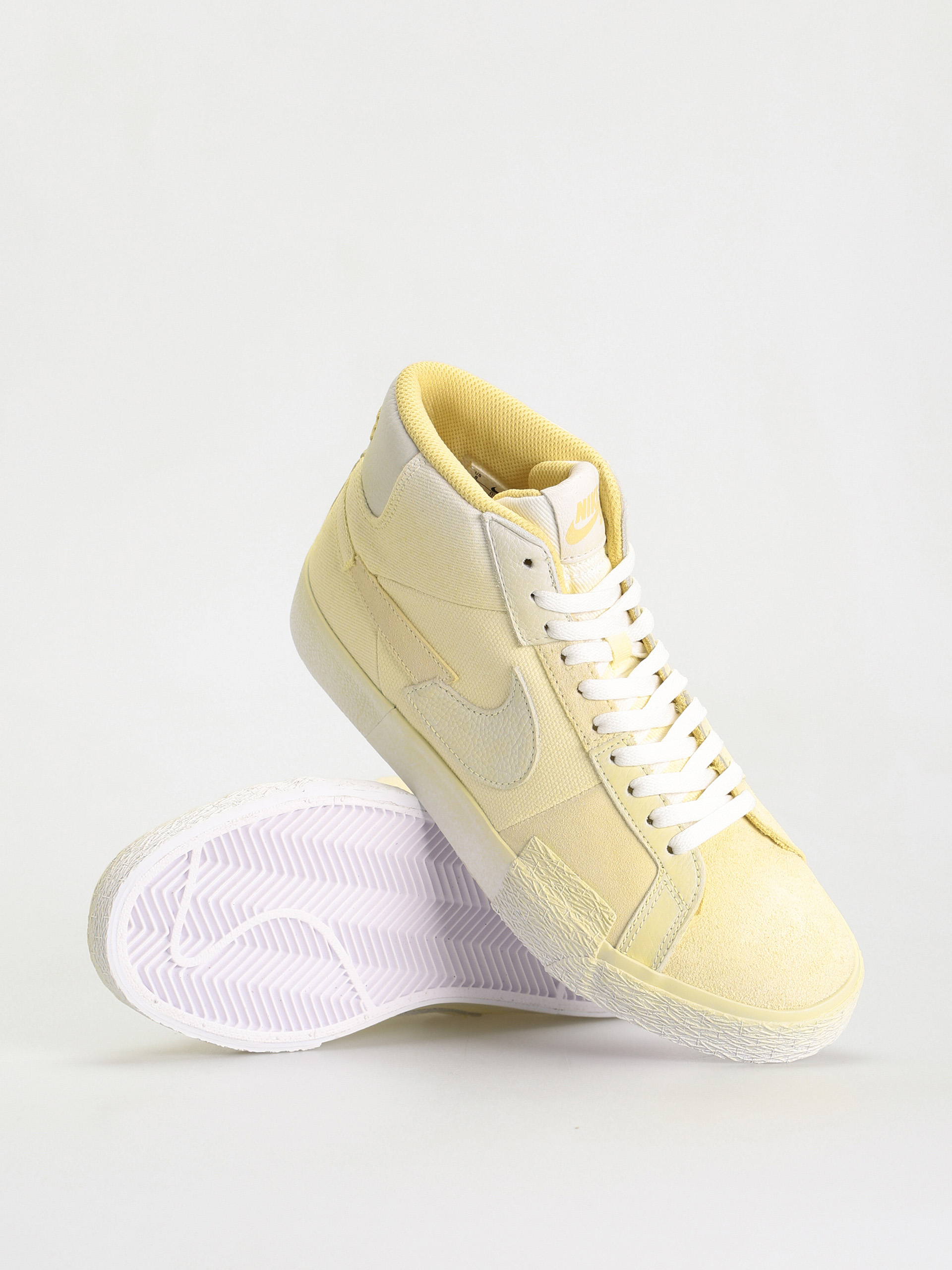 Nike SB Zoom Blazer Mid Prm Cipők (lemon wash/lemon wash lemon wash white)