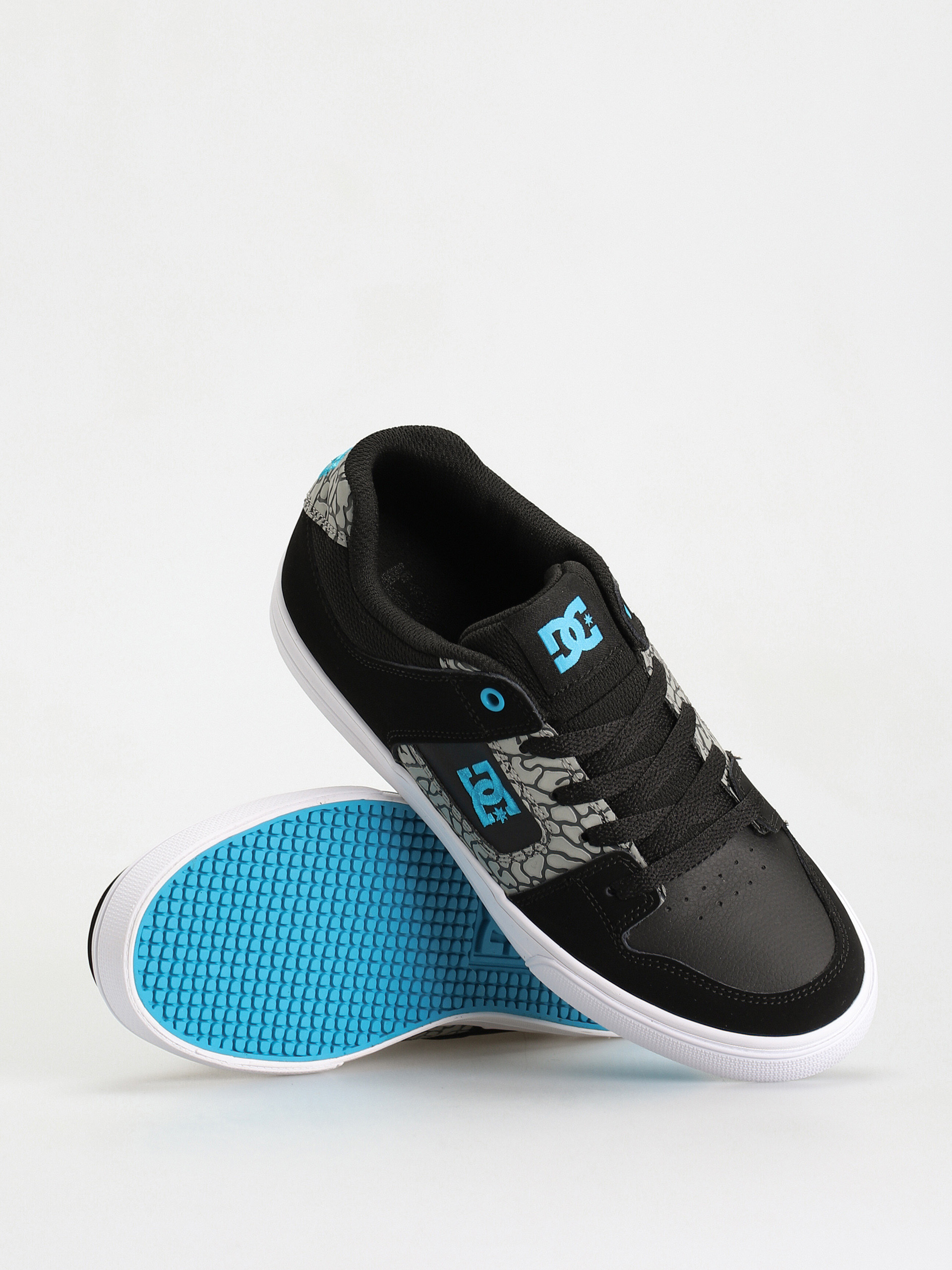 DC Pure JR Gyerekcipők (black/blue/grey)