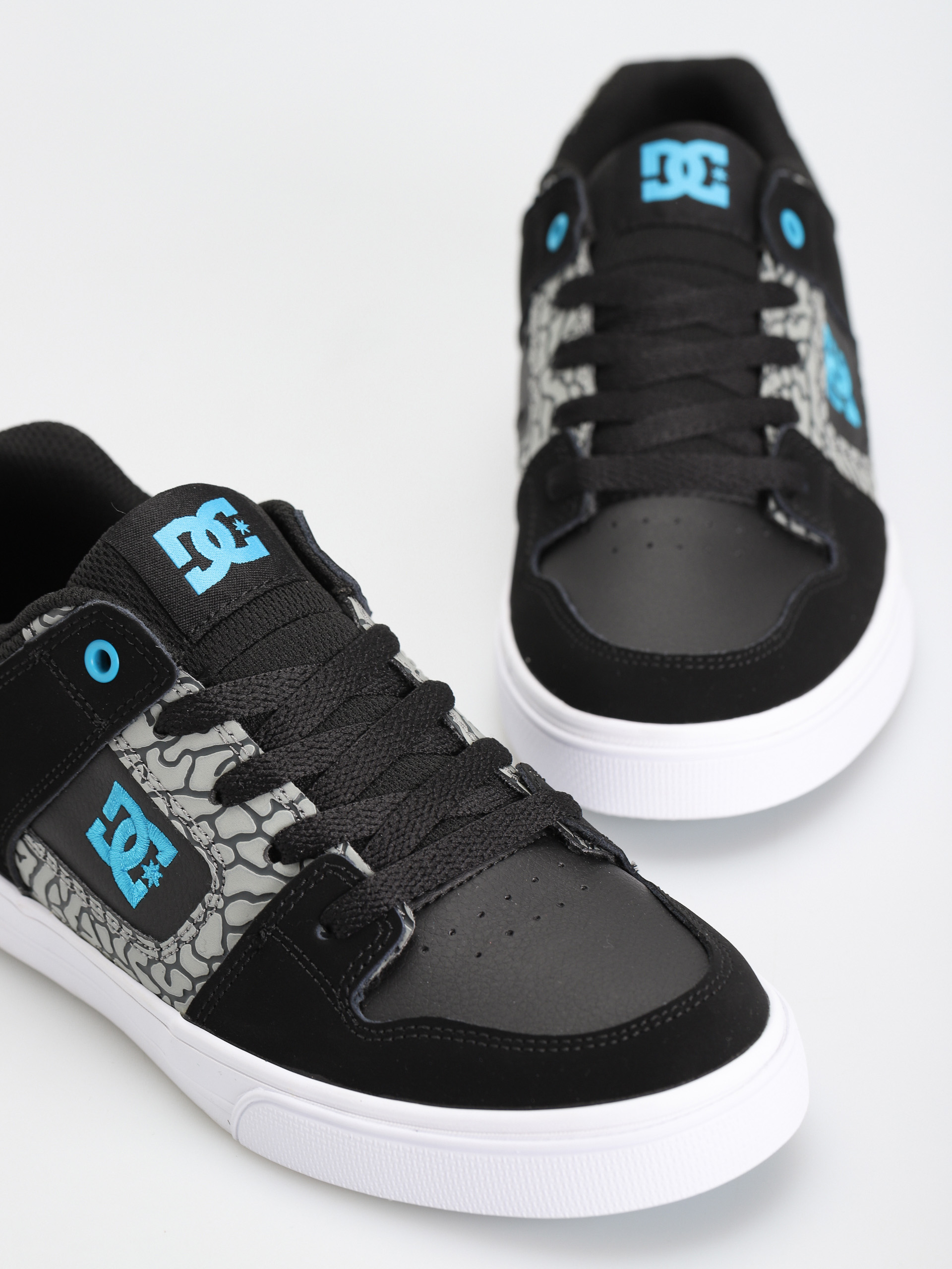 DC Pure JR Gyerekcipők (black/blue/grey)