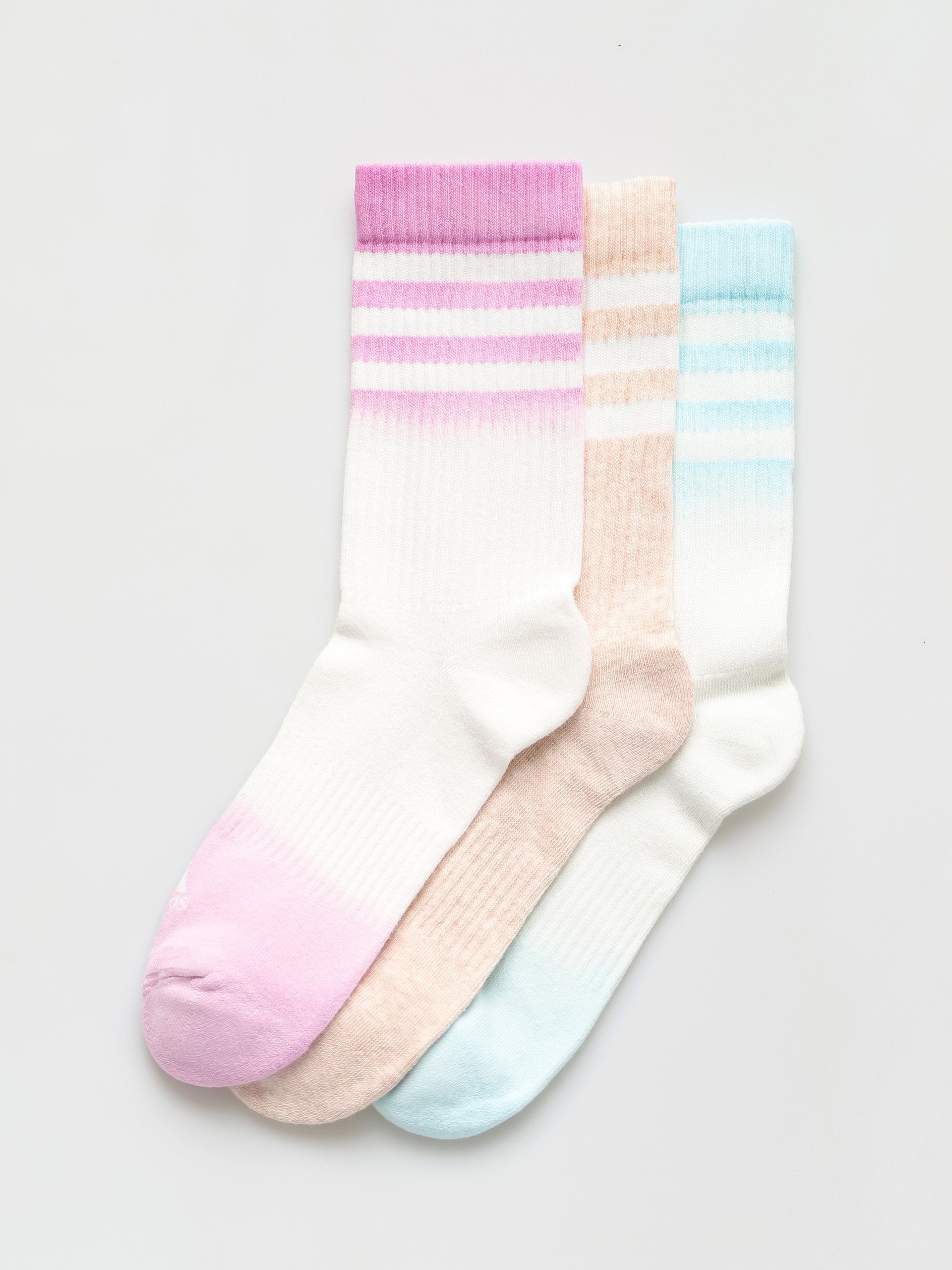 adidas Originals 3S Dye Crew Zokni (white/white/ecrtin)