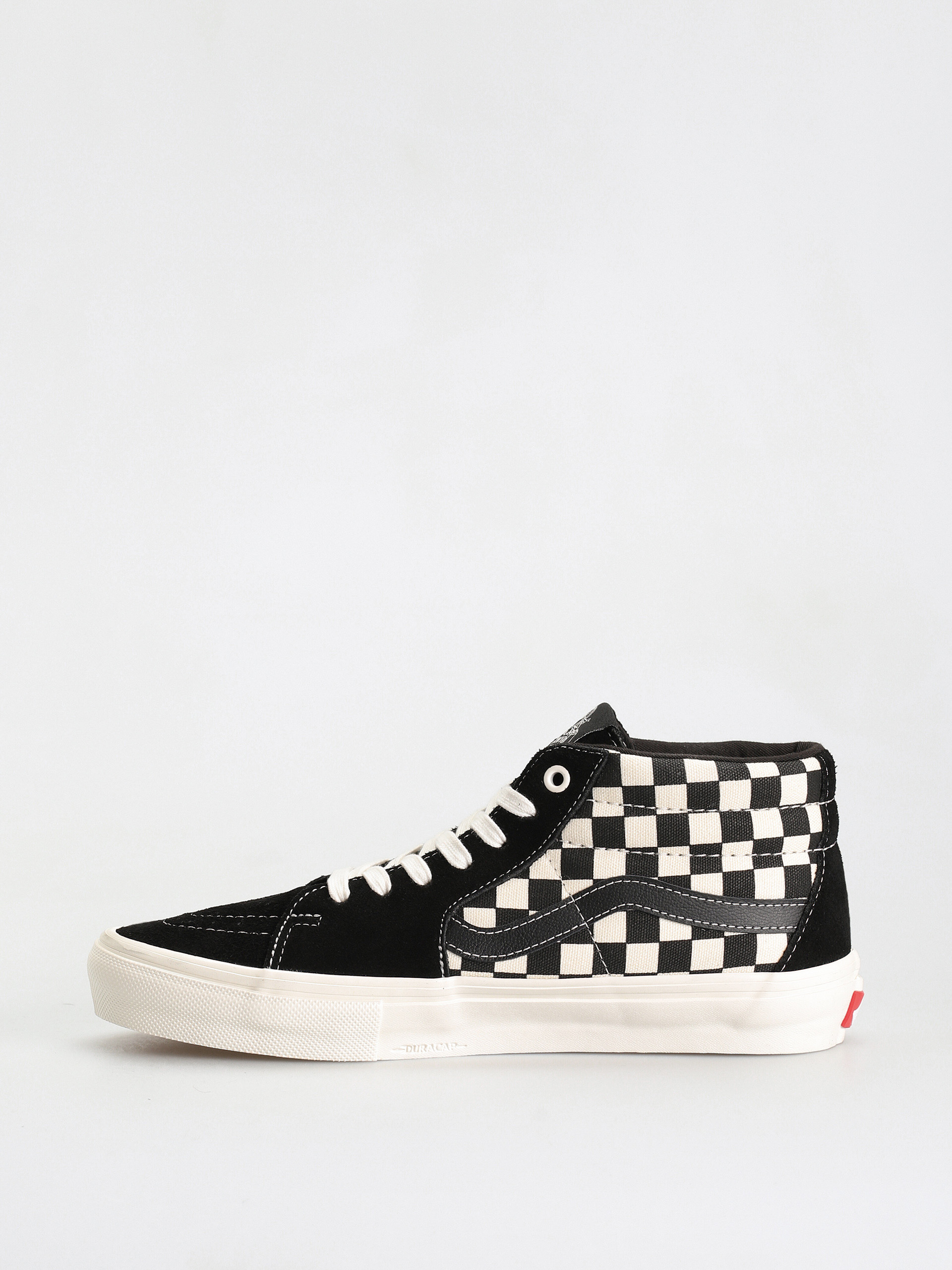Vans Skate Grosso Mid Cipők (checkerboard black/marshmallow)