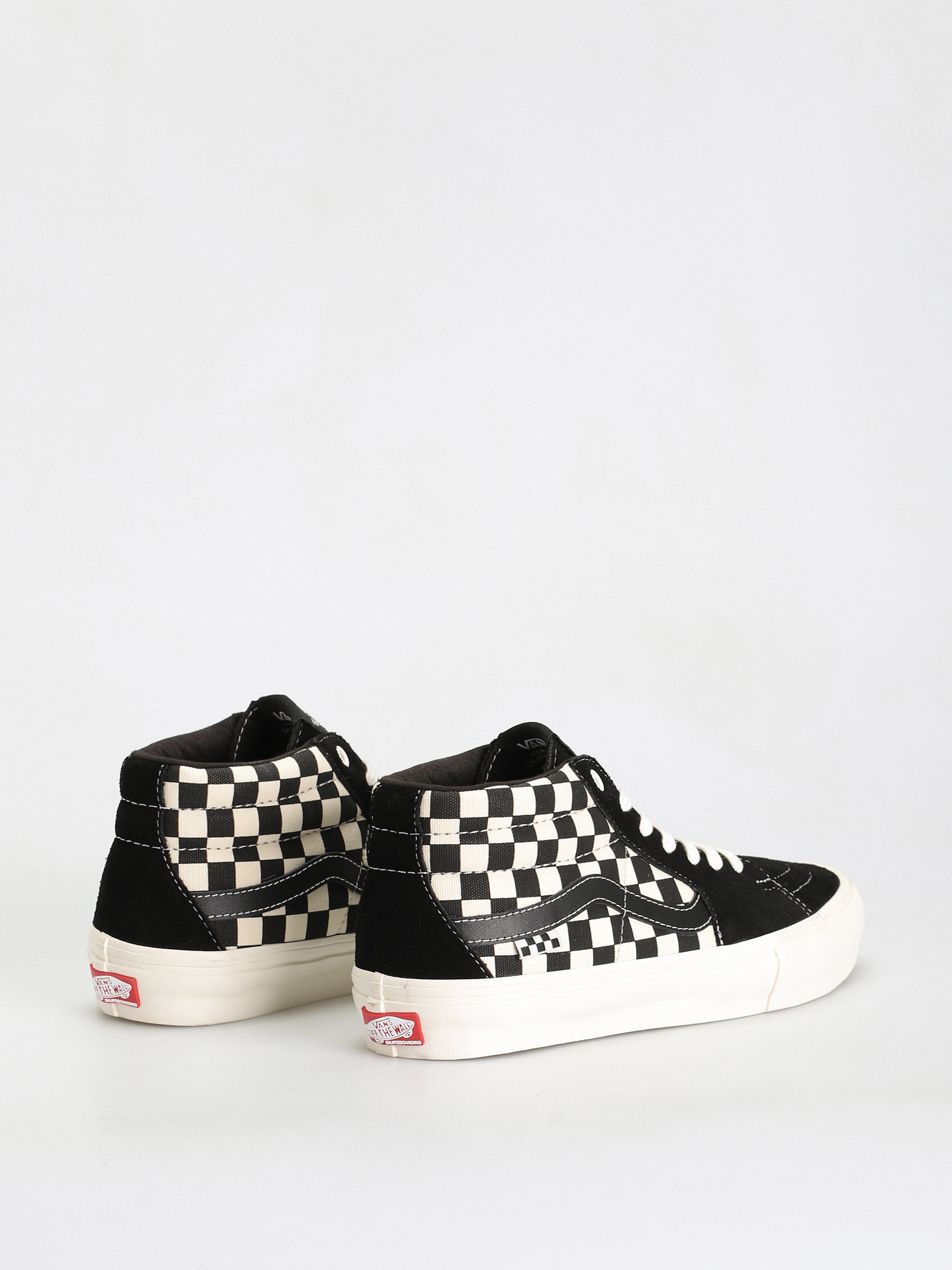 Vans Skate Grosso Mid Cipők (checkerboard black/marshmallow)