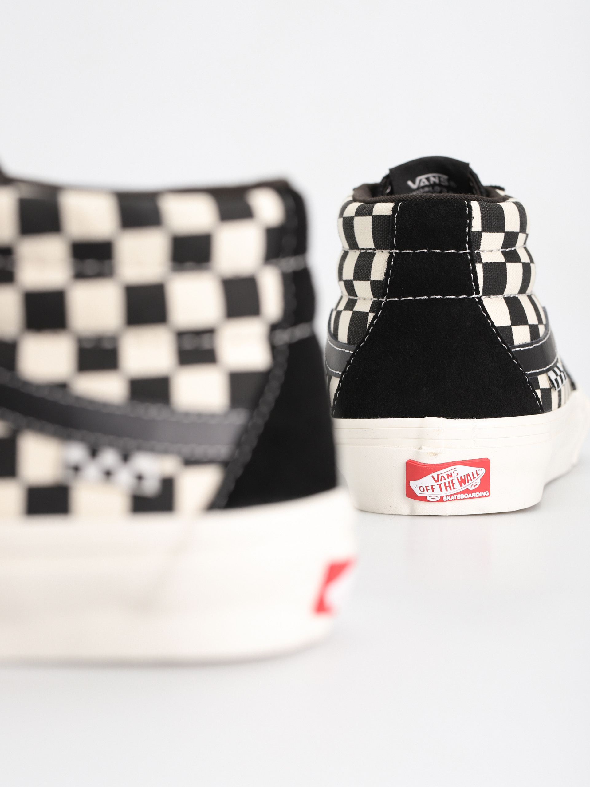 Vans Skate Grosso Mid Cipők (checkerboard black/marshmallow)