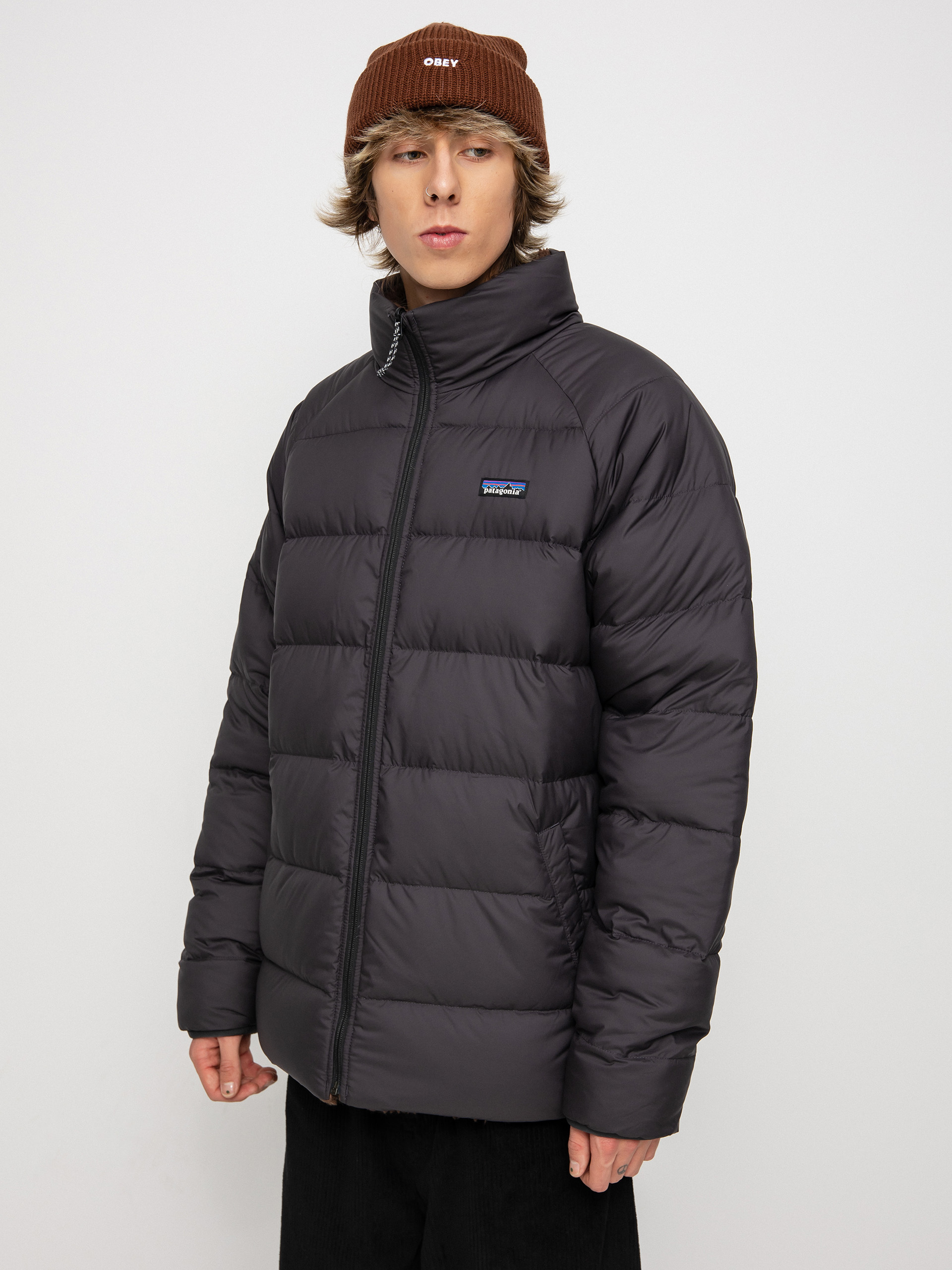 Patagonia Reversible Silent Down Dzseki (ink black)