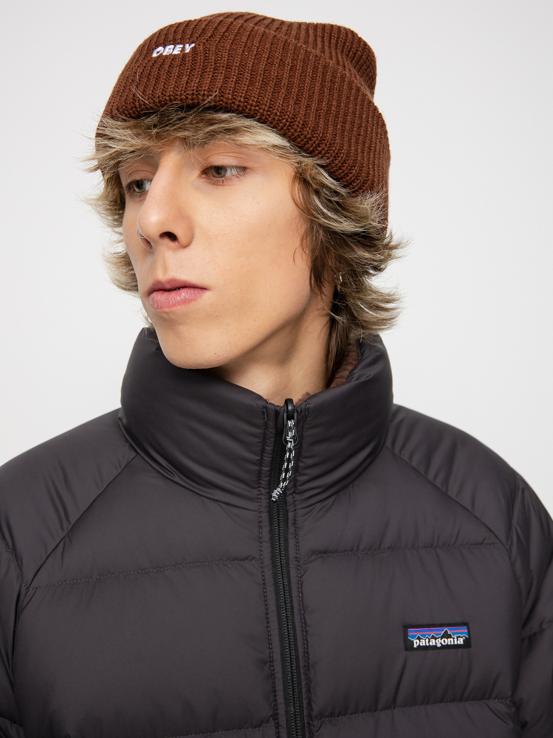 Patagonia Reversible Silent Down Dzseki (ink black)