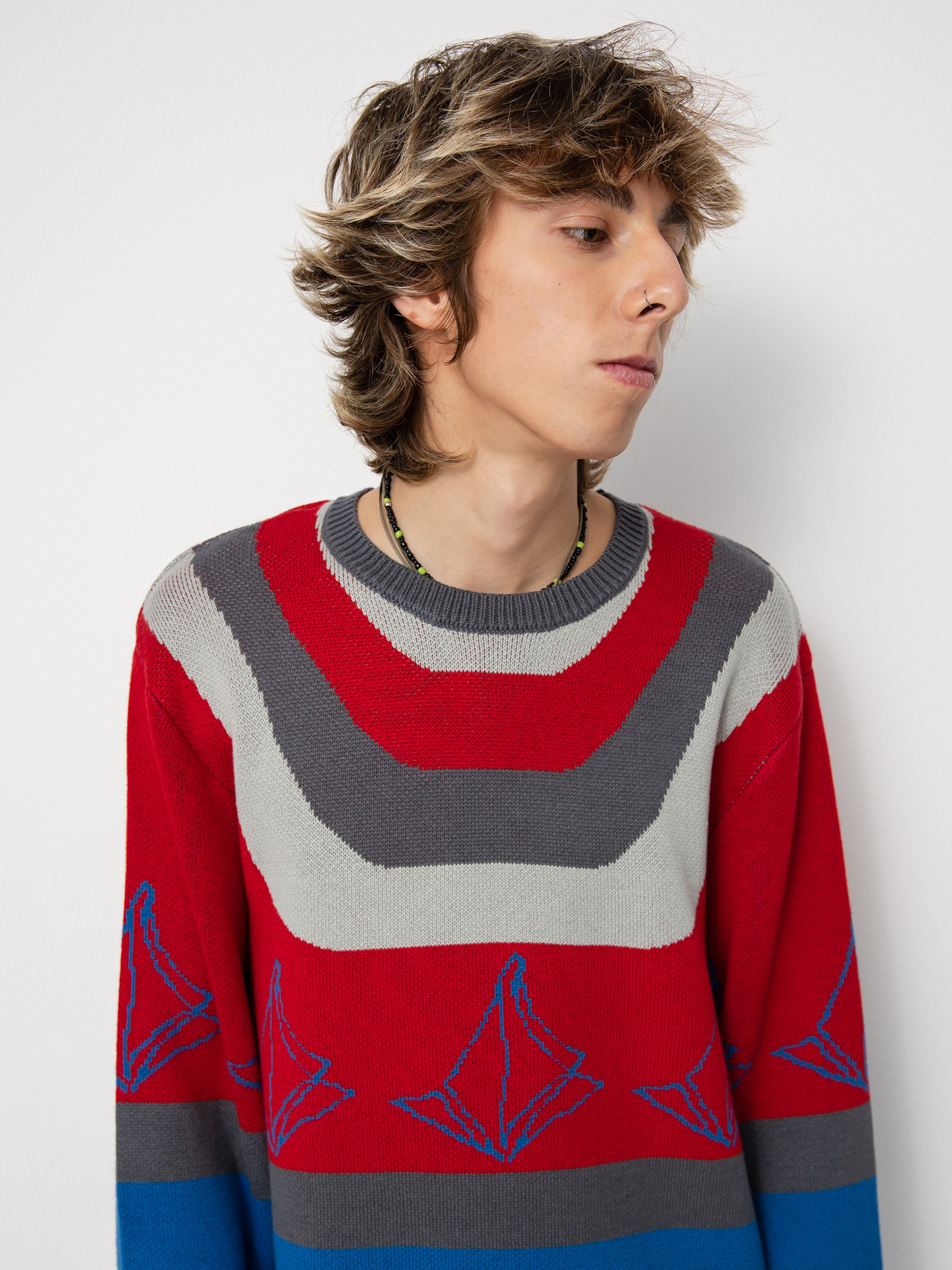 Volcom Ravelson Sweater Pulóver (dark blue)