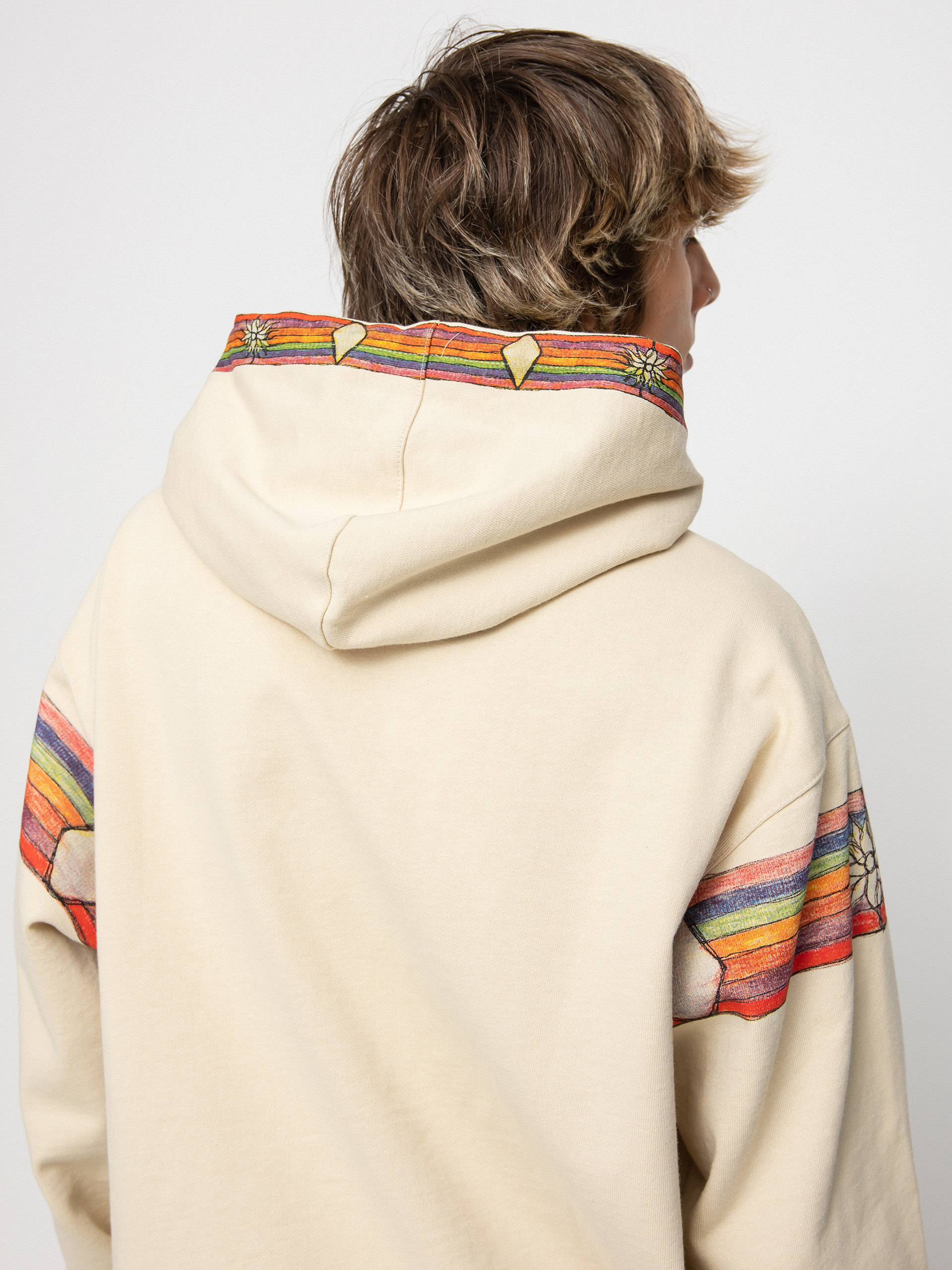 Volcom D.I. HD Kapucnis pulóver (off white)