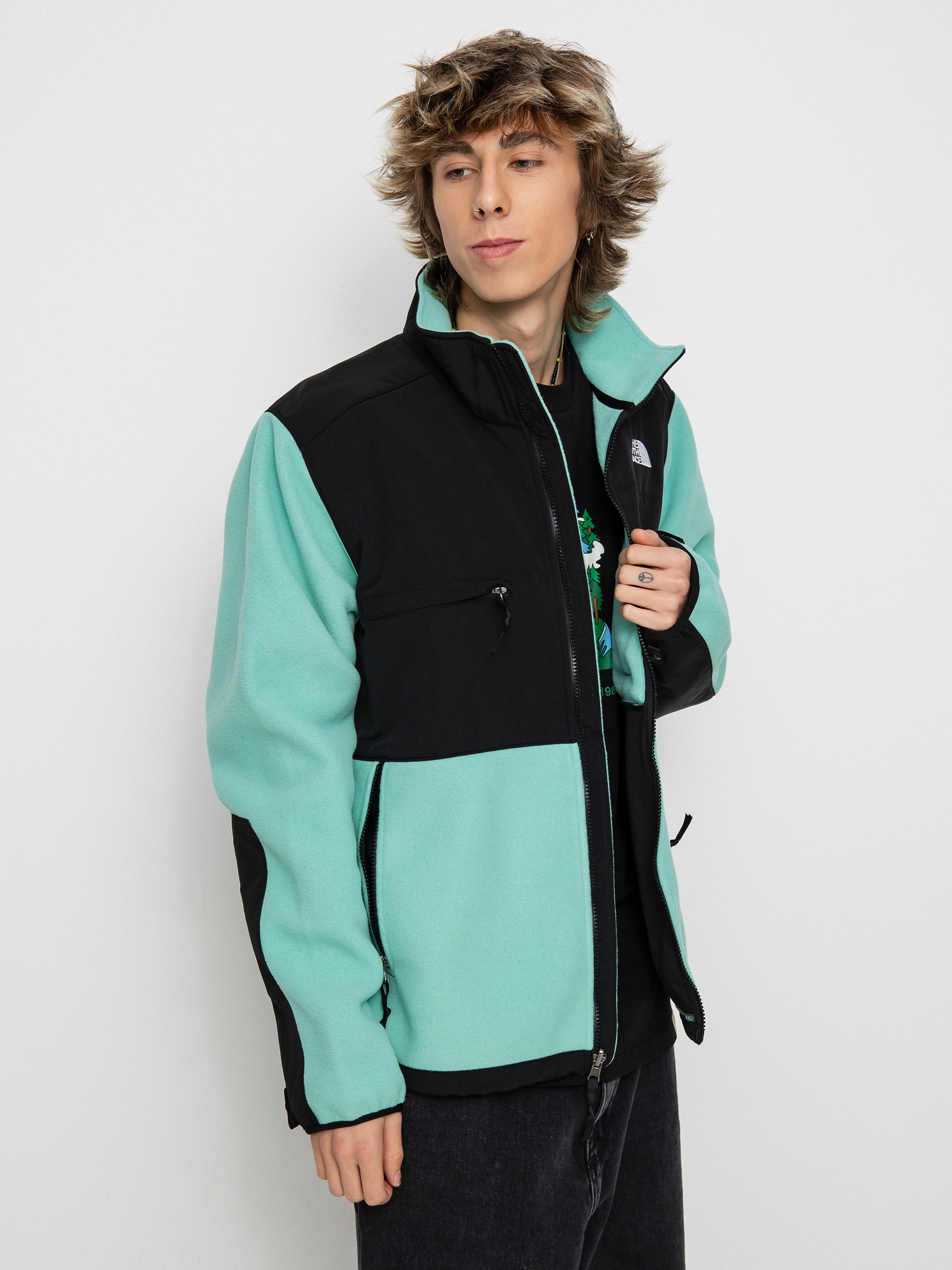 Férfi The North Face Denali Polár pulóver (wasabi)