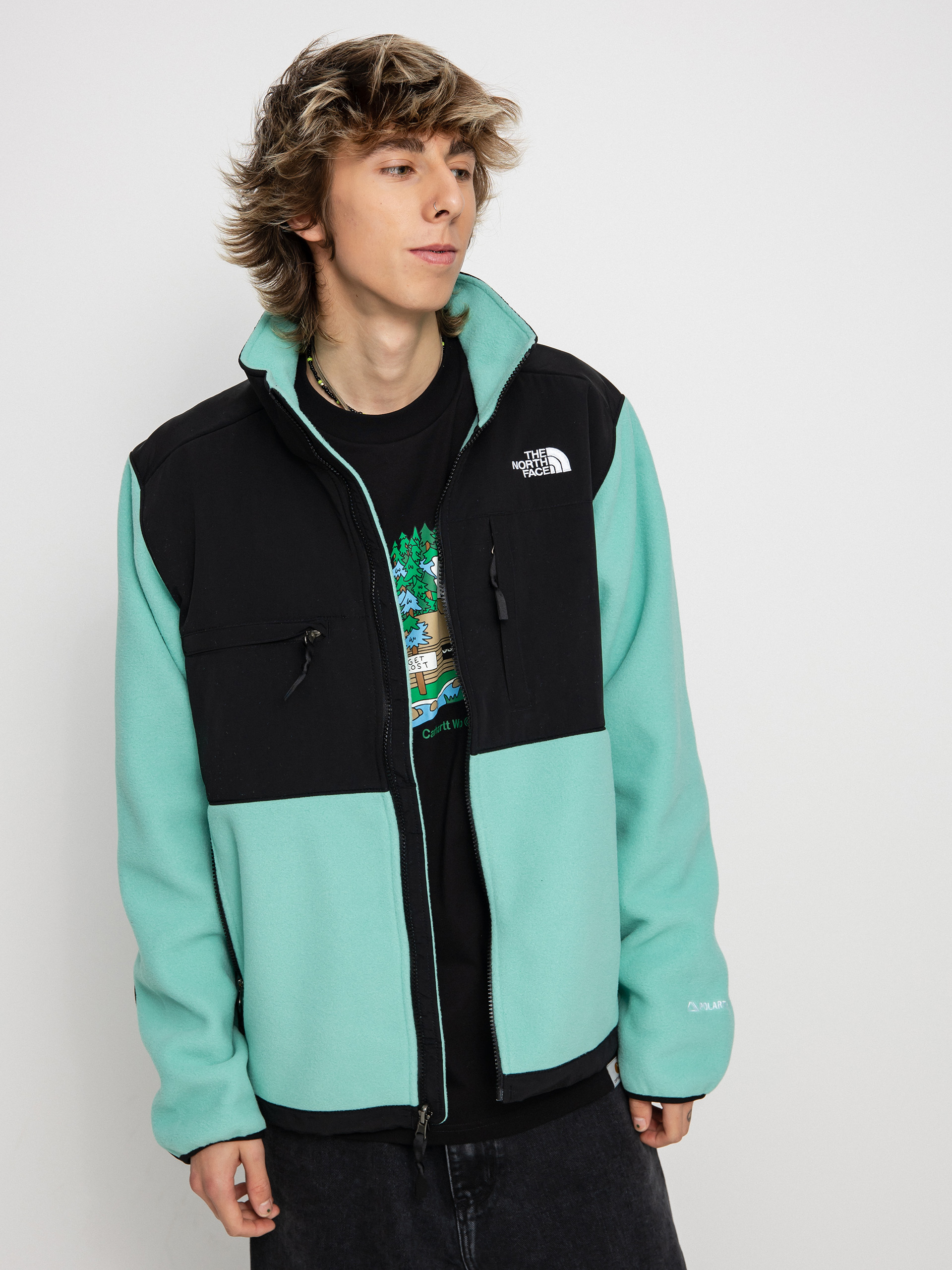 Férfi The North Face Denali Polár pulóver (wasabi)