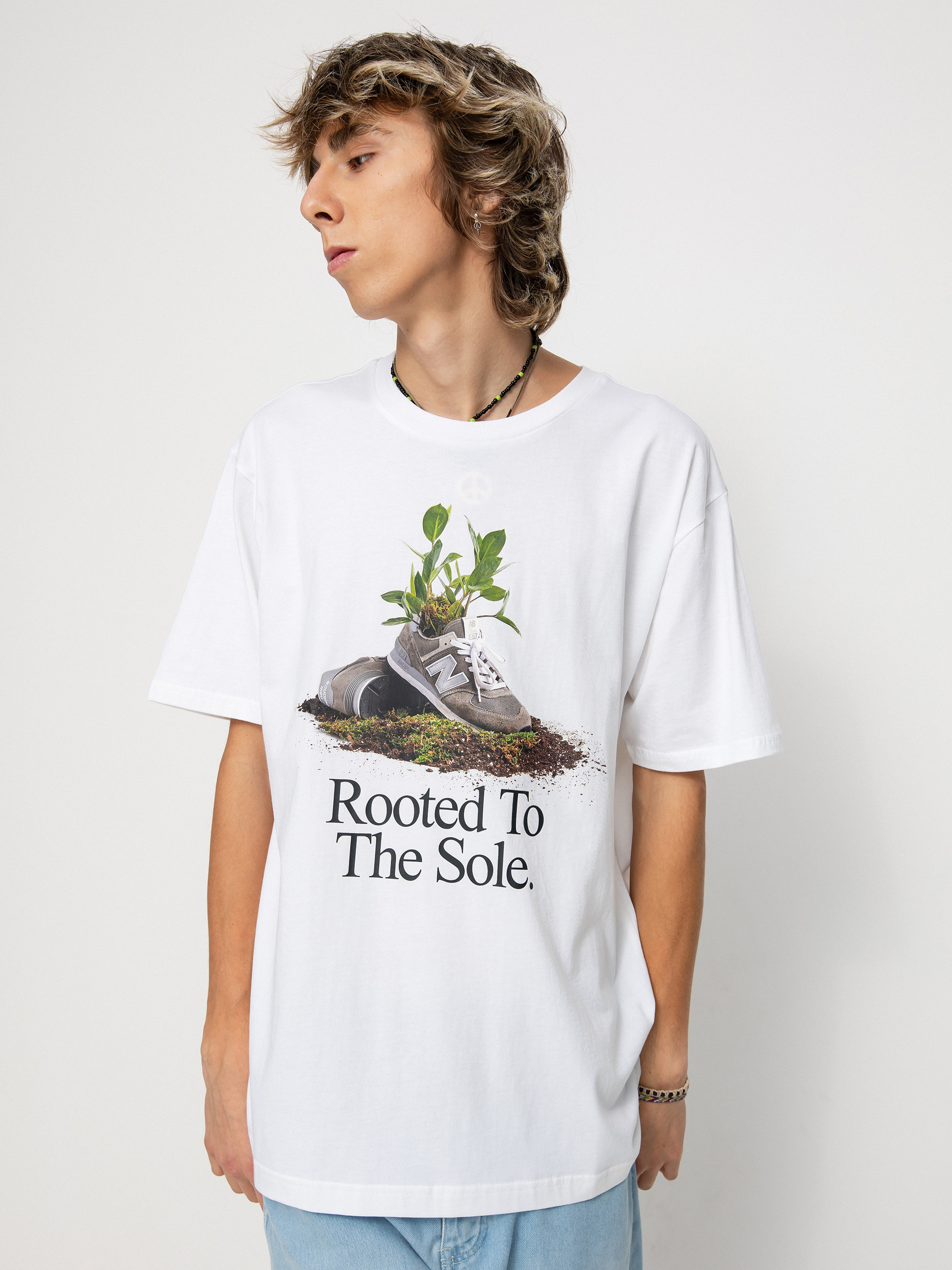 New Balance Athletics Legacies Rooted póló (white)