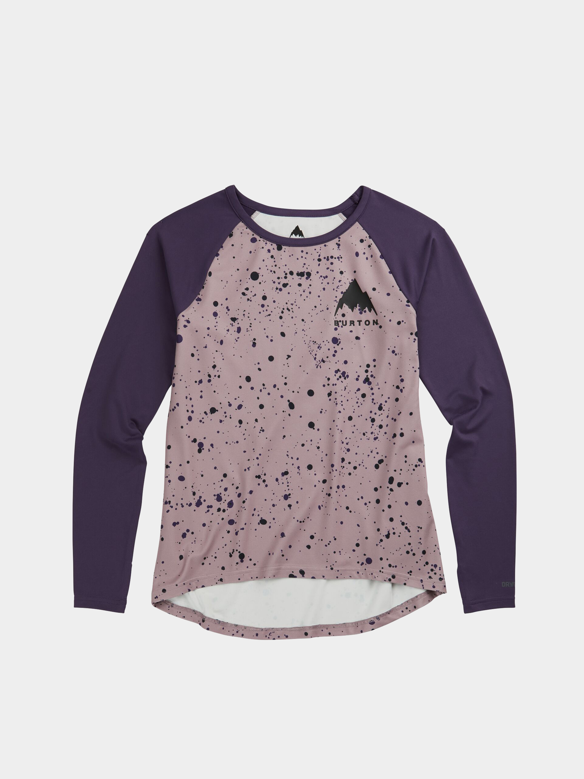 Burton Roadie Base Layer Tech Hosszú ujjú felső Wmn (elderberry spatter/violet halo)