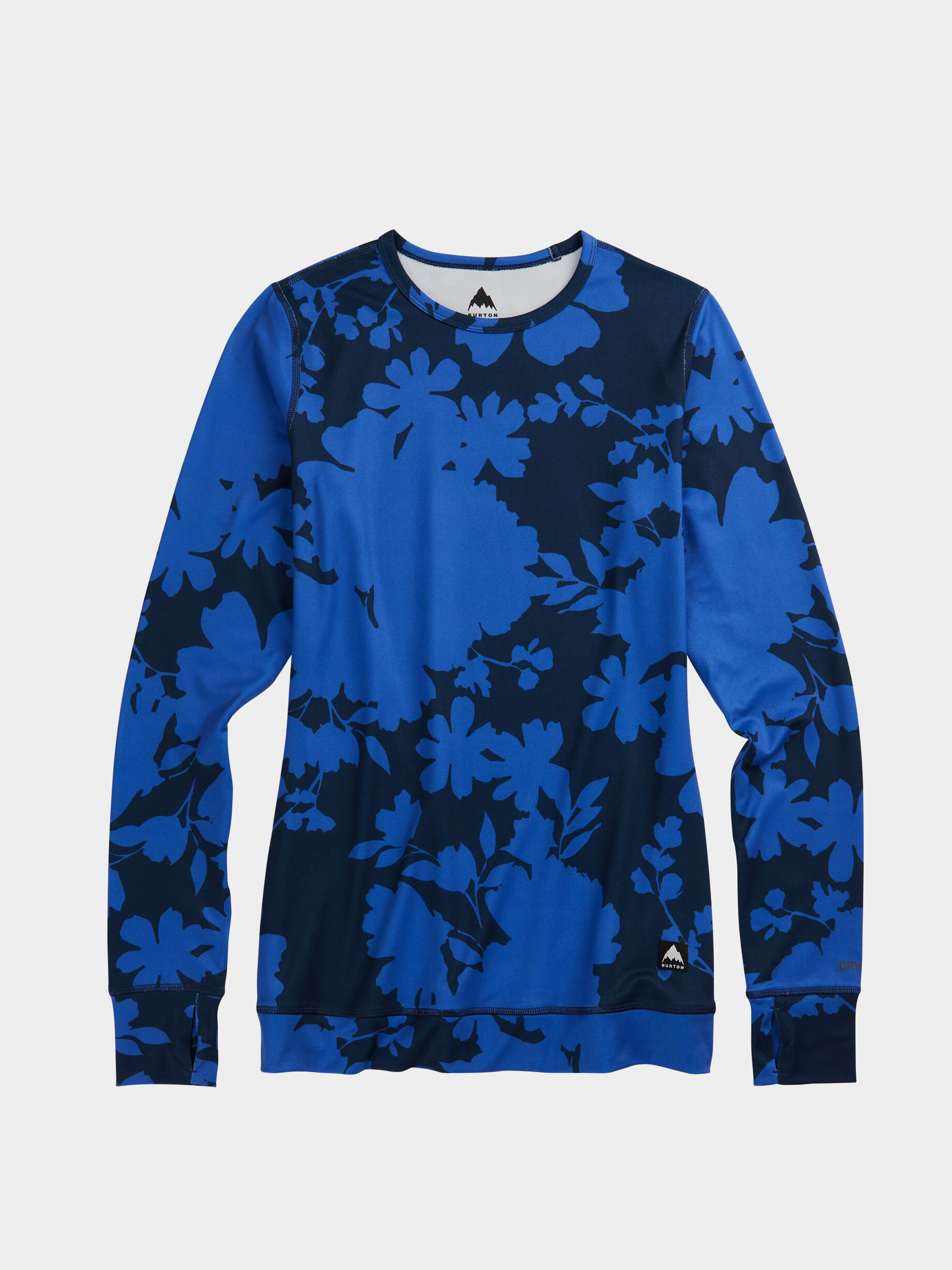 Burton Midweight Base Layer Hosszú ujjú felső Wmn (amparo blue camellia)