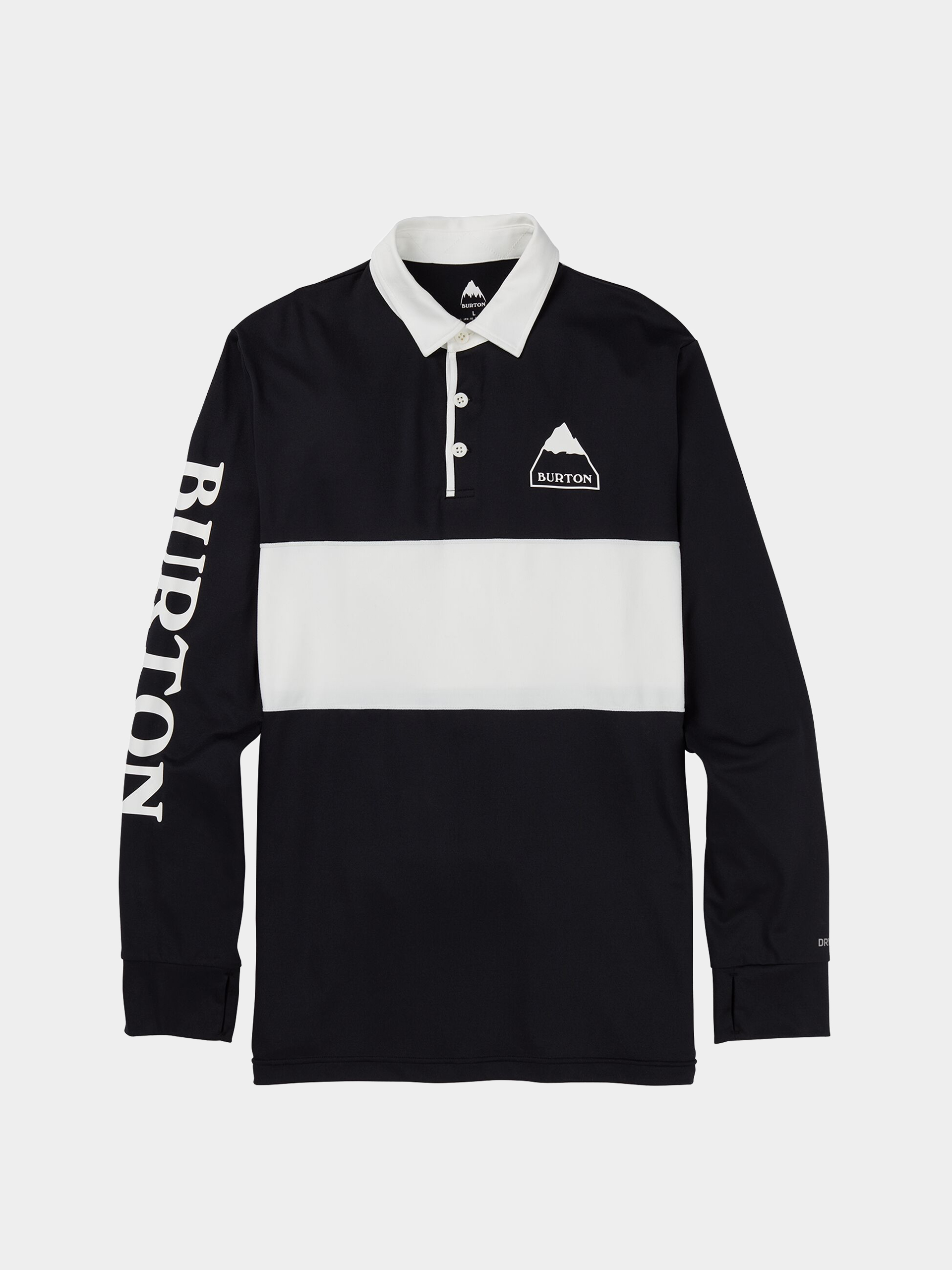 Burton Midweight X Base Layer Hosszú ujjú felső (true black/stout white)